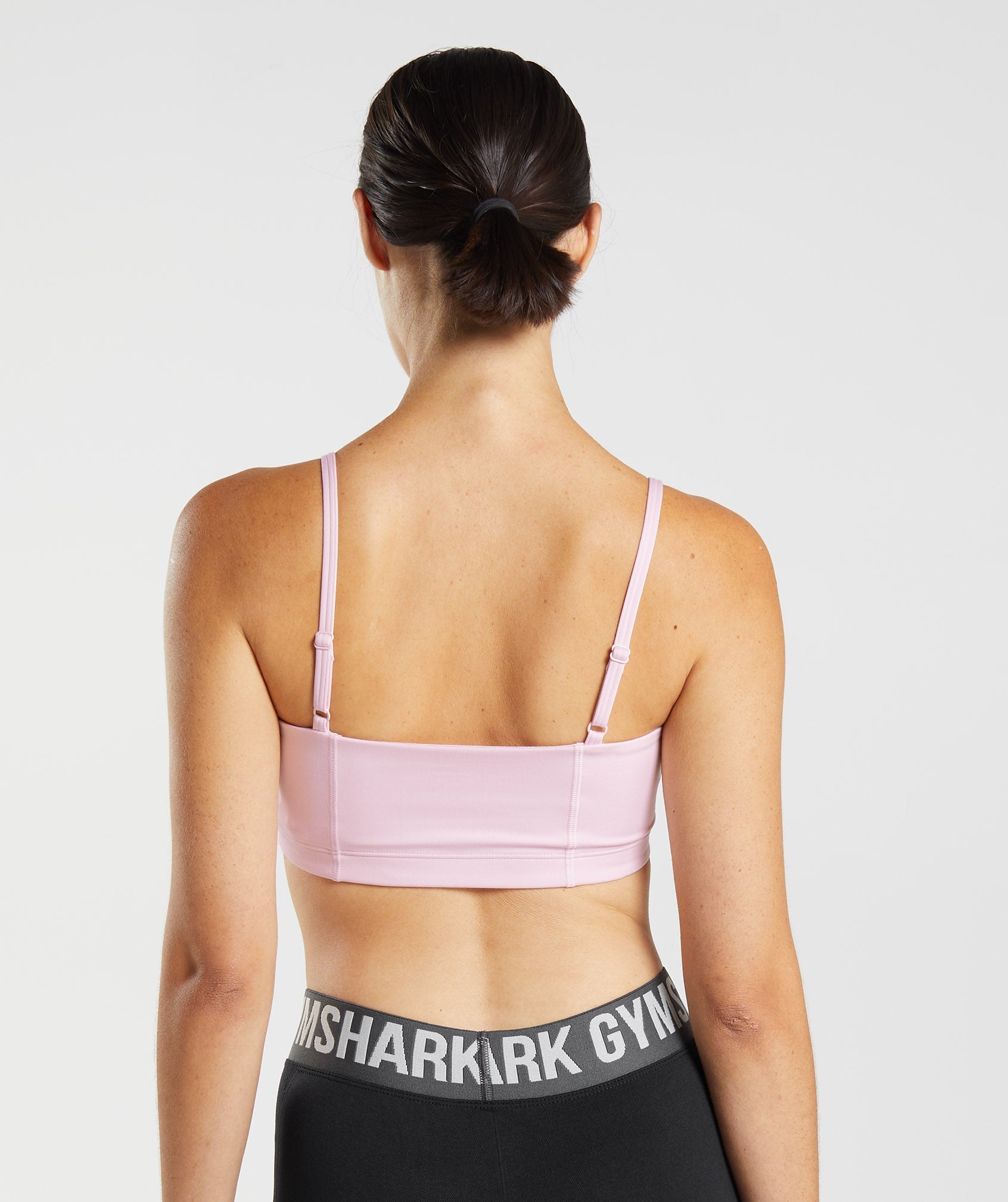 Gymshark Elevate Spray Dye Longline Sports Bra - White/Misty Pink/Scandi  Pink