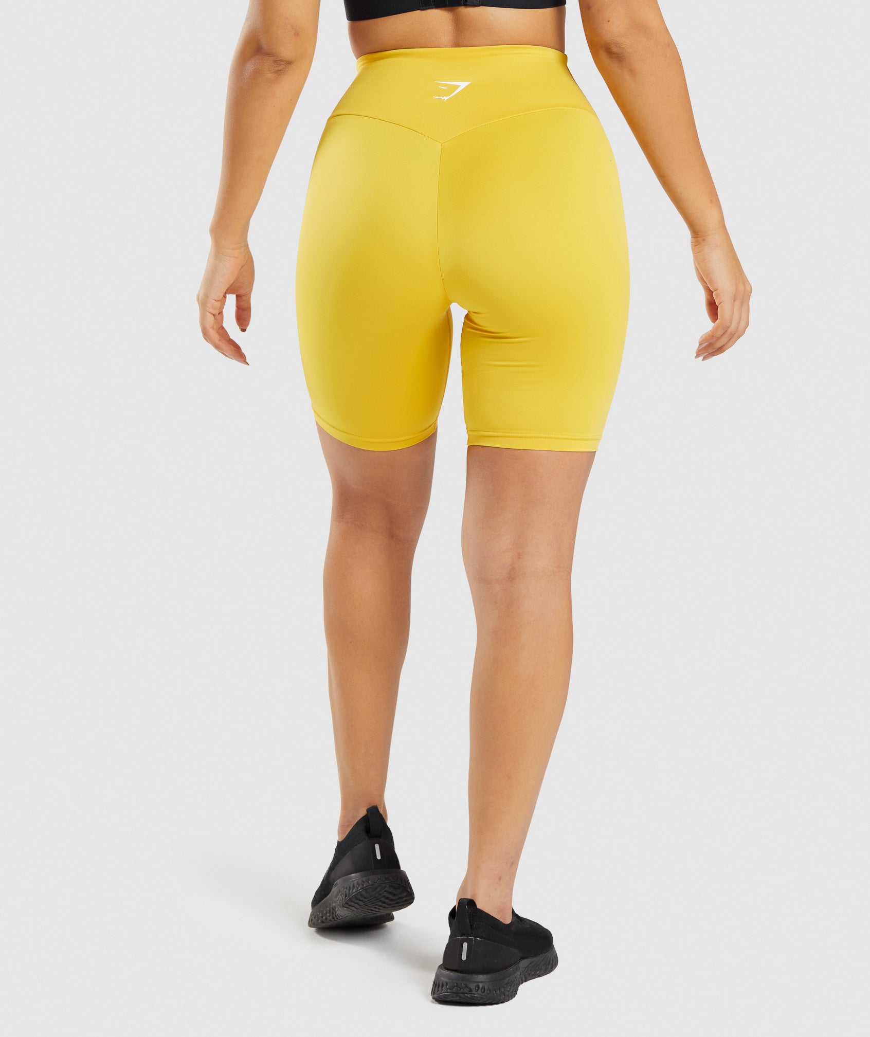 Training Cycling Shorts in Medallion Yellow - view 2