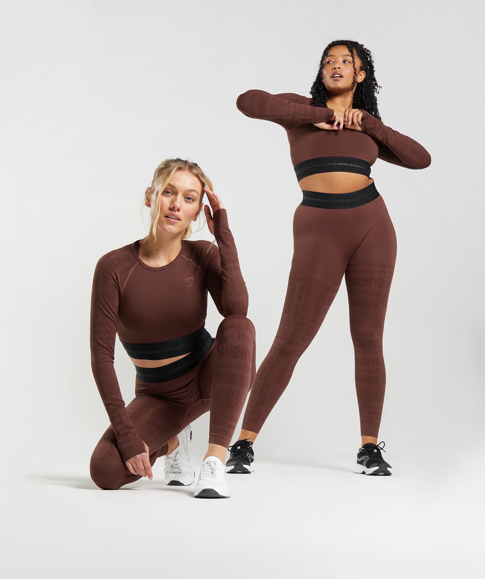 Crop Top Gymshark Polska - Gymshark Vision Long Sleeve Damskie