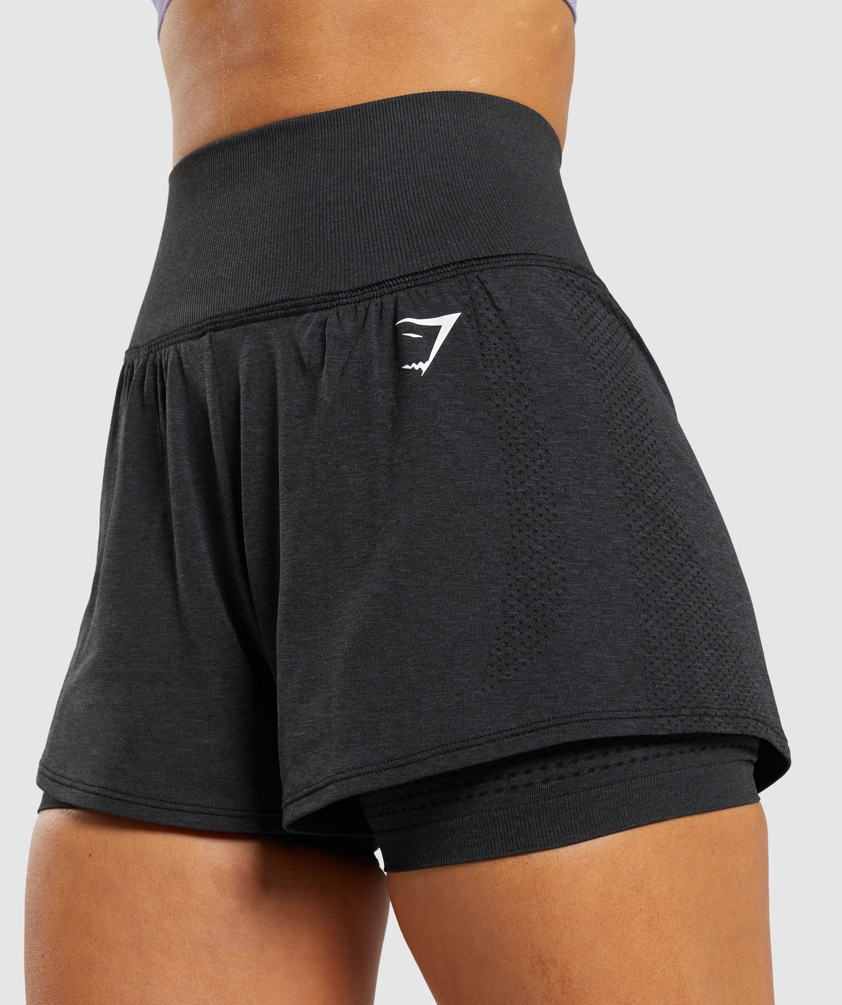 Gymshark VITAL SEAMLESS 2.0 SHORTS Size XS in black SKU: B1A4J-BBF3 NWT