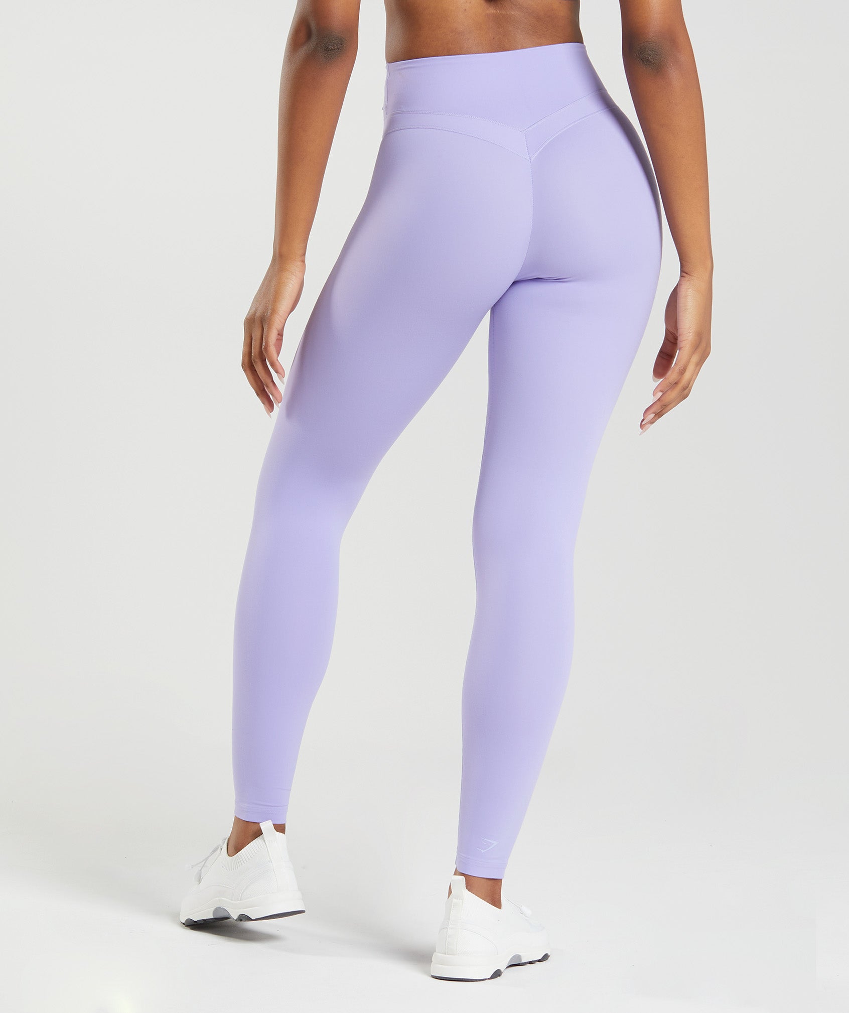 Gymshark Womens Medium? Energy Seamless High Waisted Eyelet Leggings  Lavender