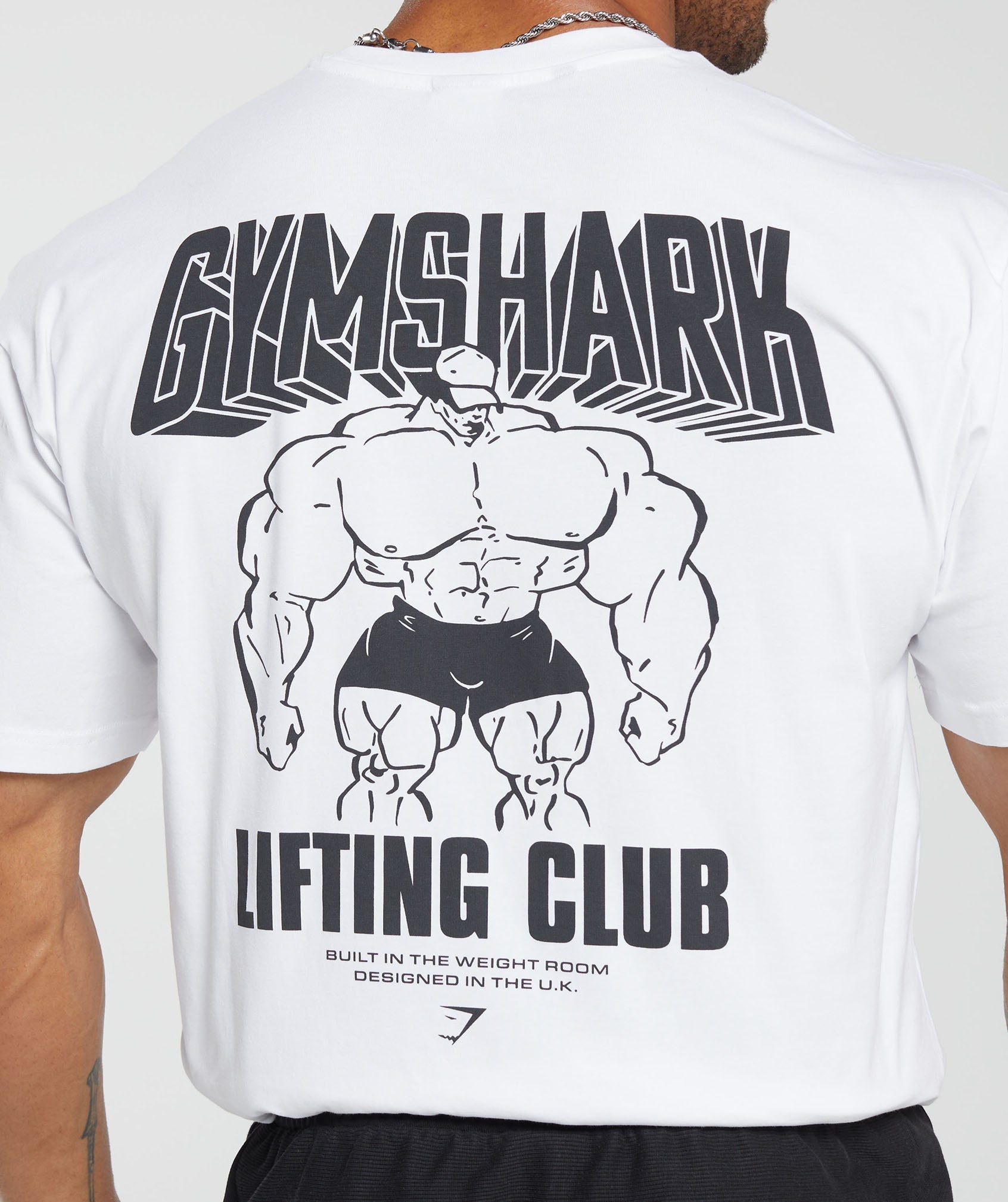 Cartoon Lifting T-Shirt in White - view 7