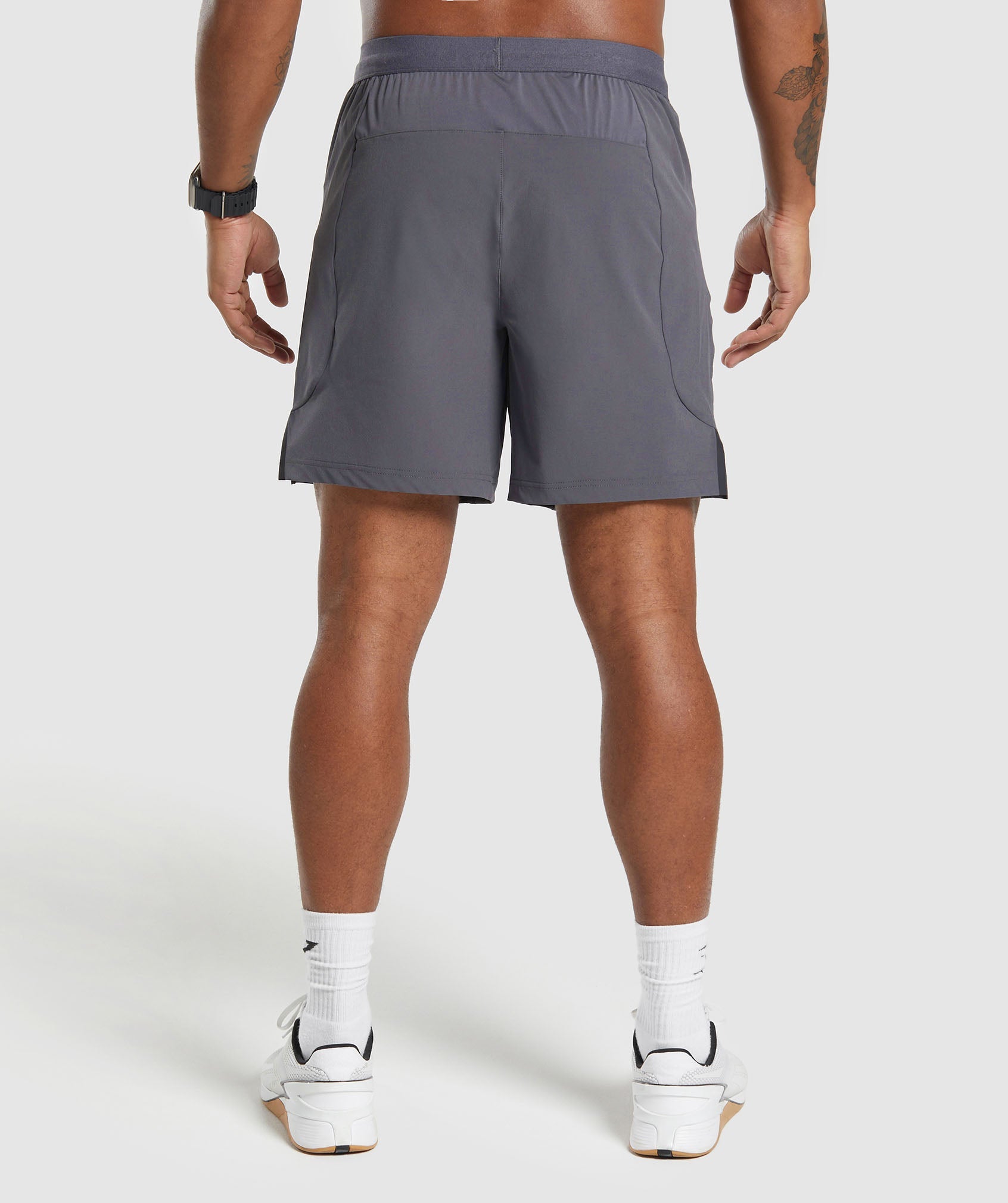 Apex 7" Hybrid Shorts in Dark Grey - view 2