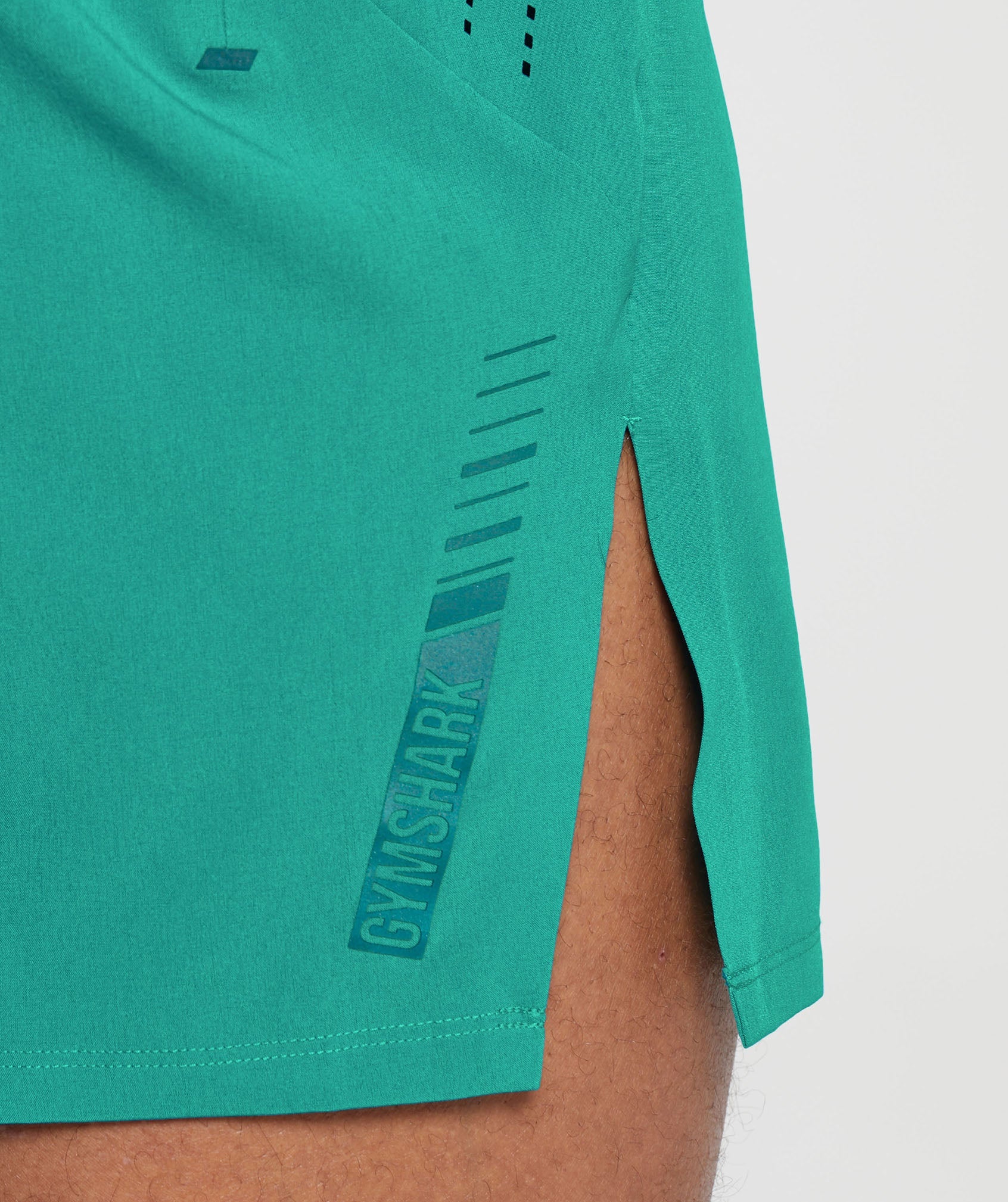 Apex Run 4" Shorts in Seafoam Blue - view 6