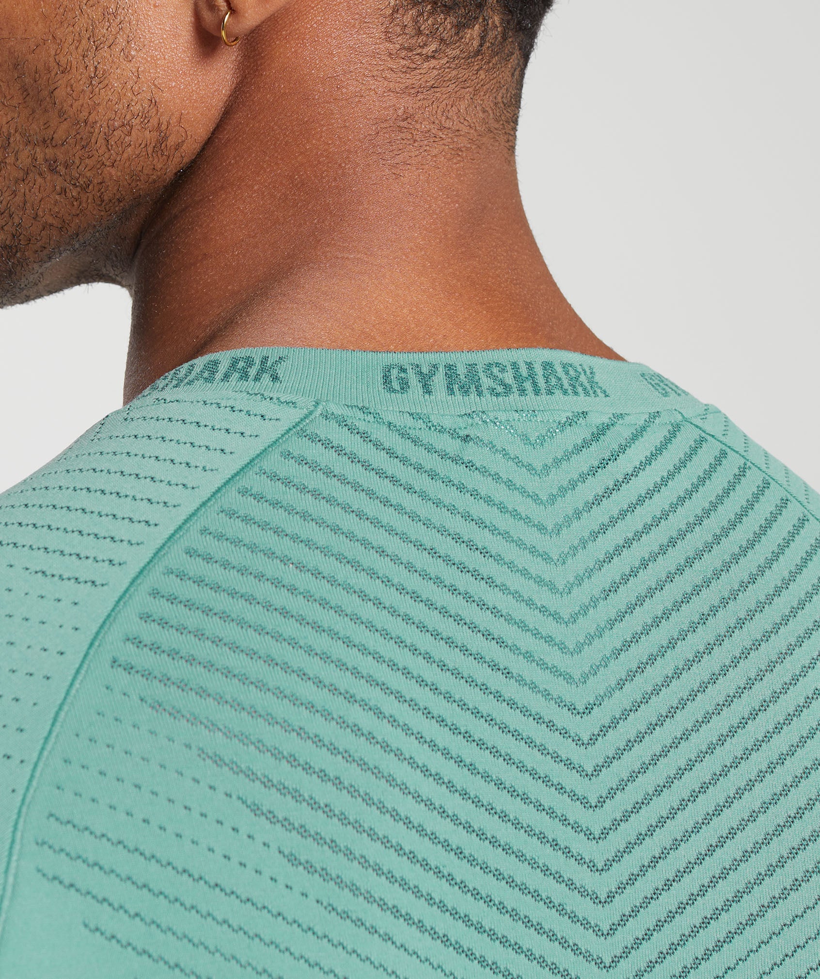 Apex Seamless T-Shirt in Duck Egg Blue/Smokey Teal - view 6