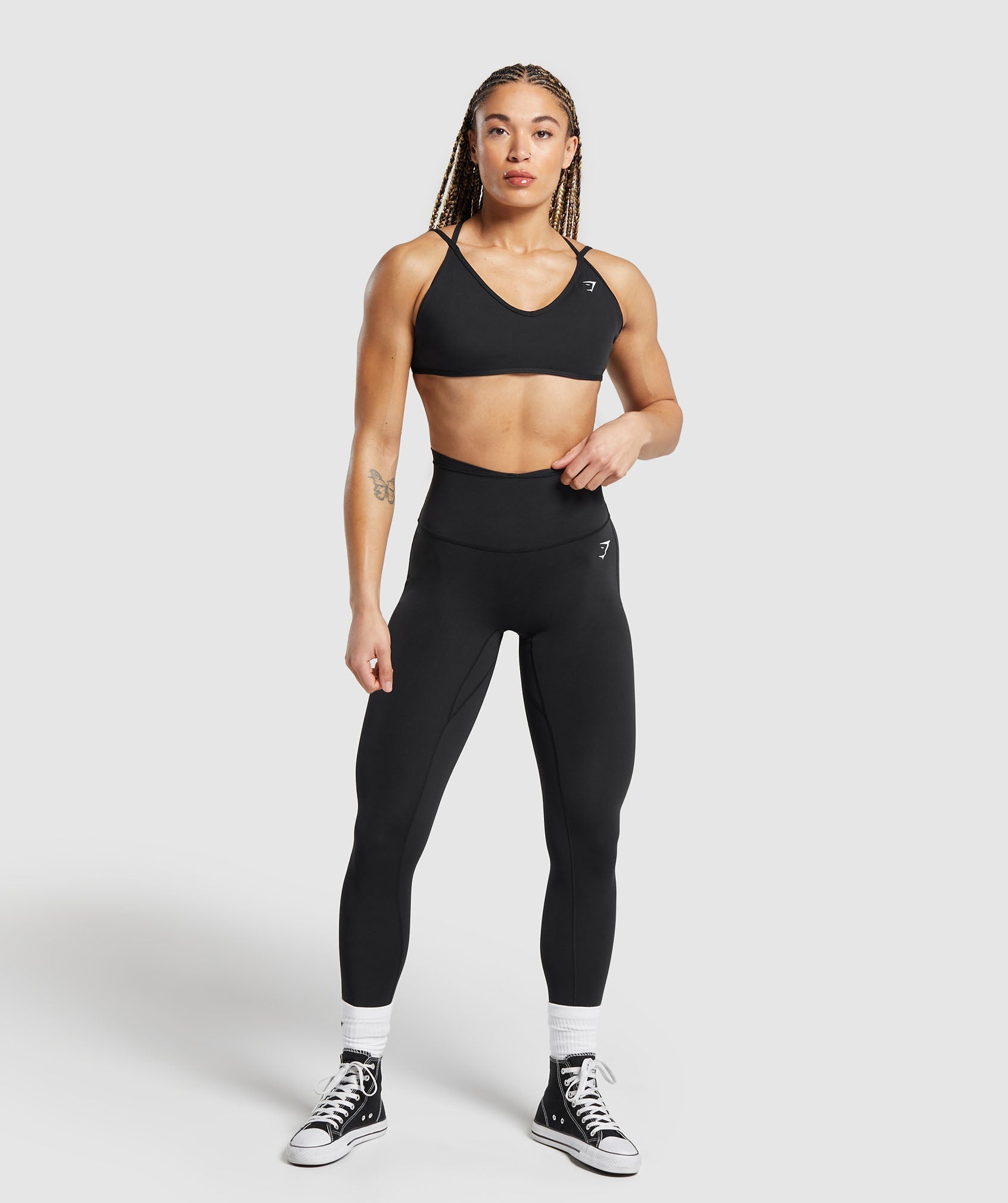 Back Gains Sports Bra in Black - view 5