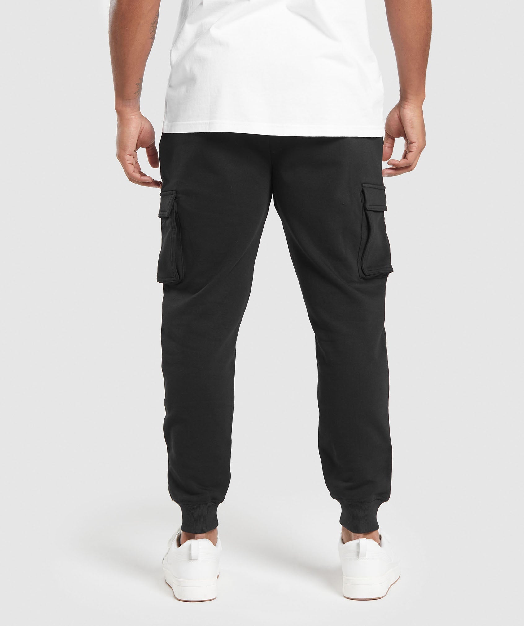 Crest Cargo Joggers in Black - view 3