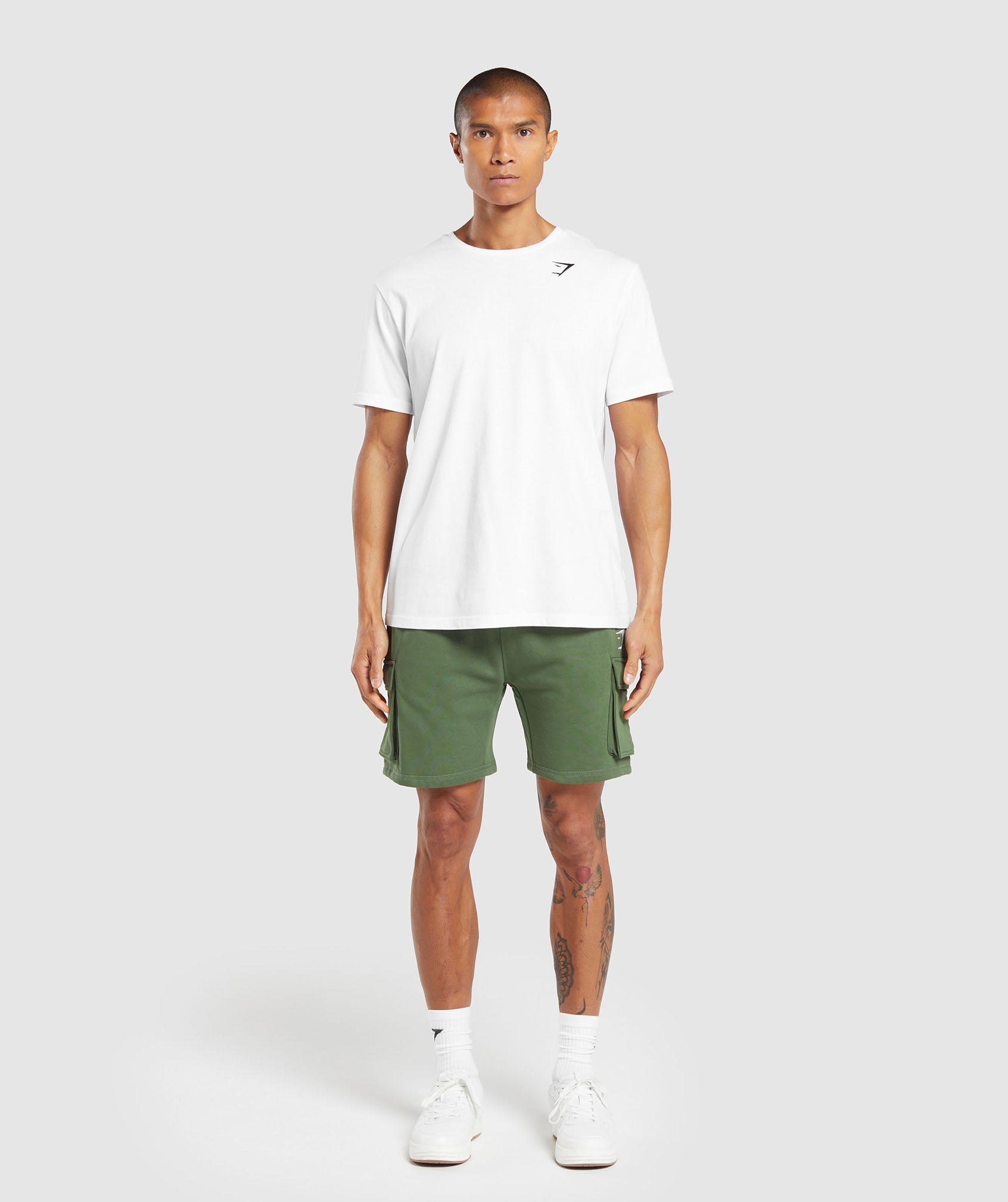 Crest Cargo Shorts in Core Olive - view 4