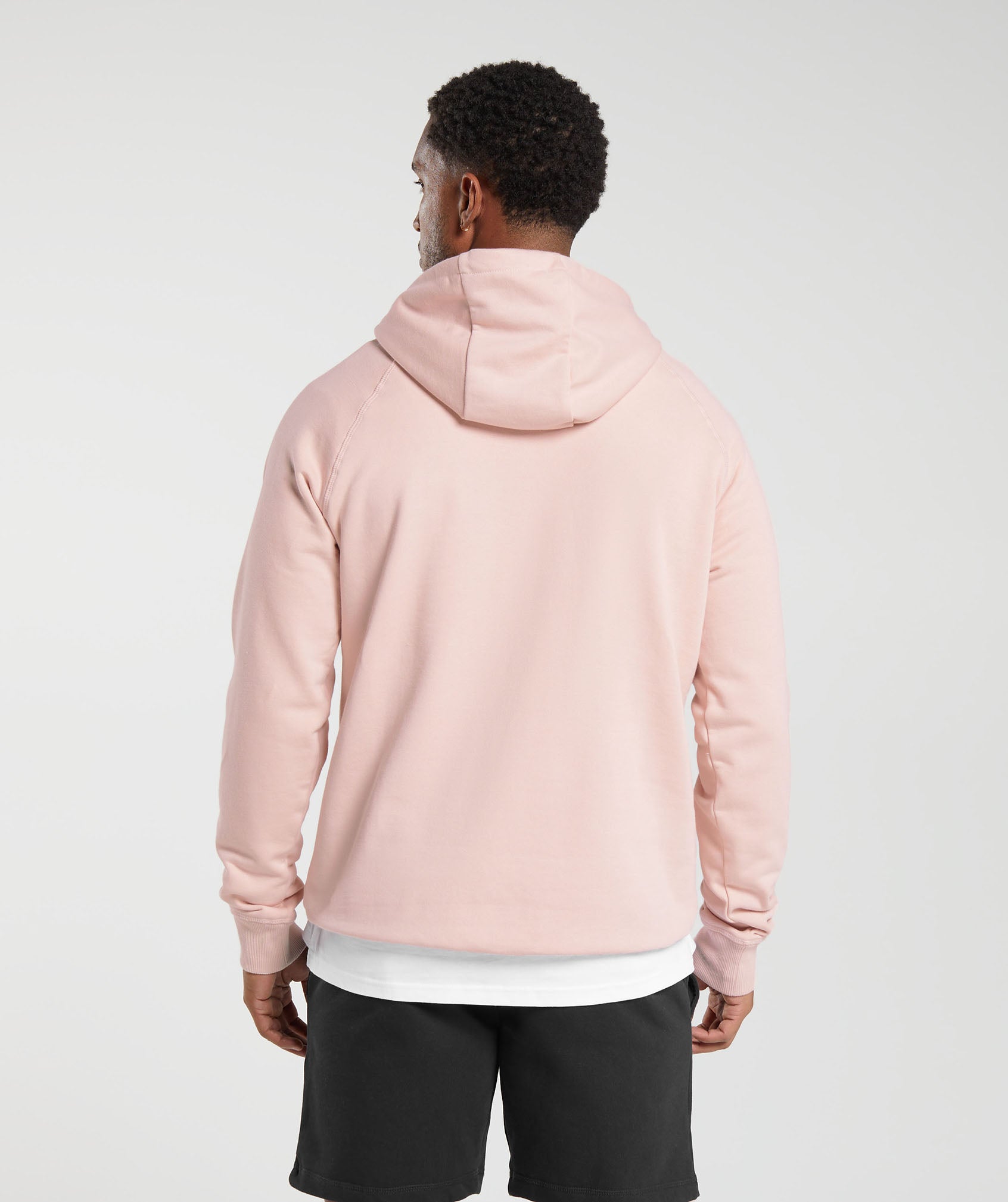 Crest Hoodie in Misty Pink