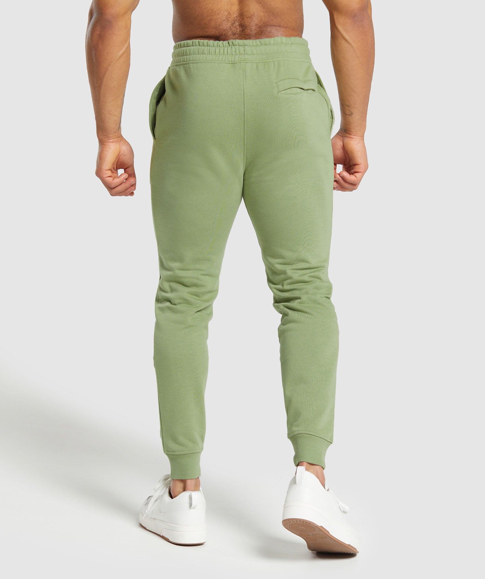 Crest Joggers in Natural Sage Green - view 2