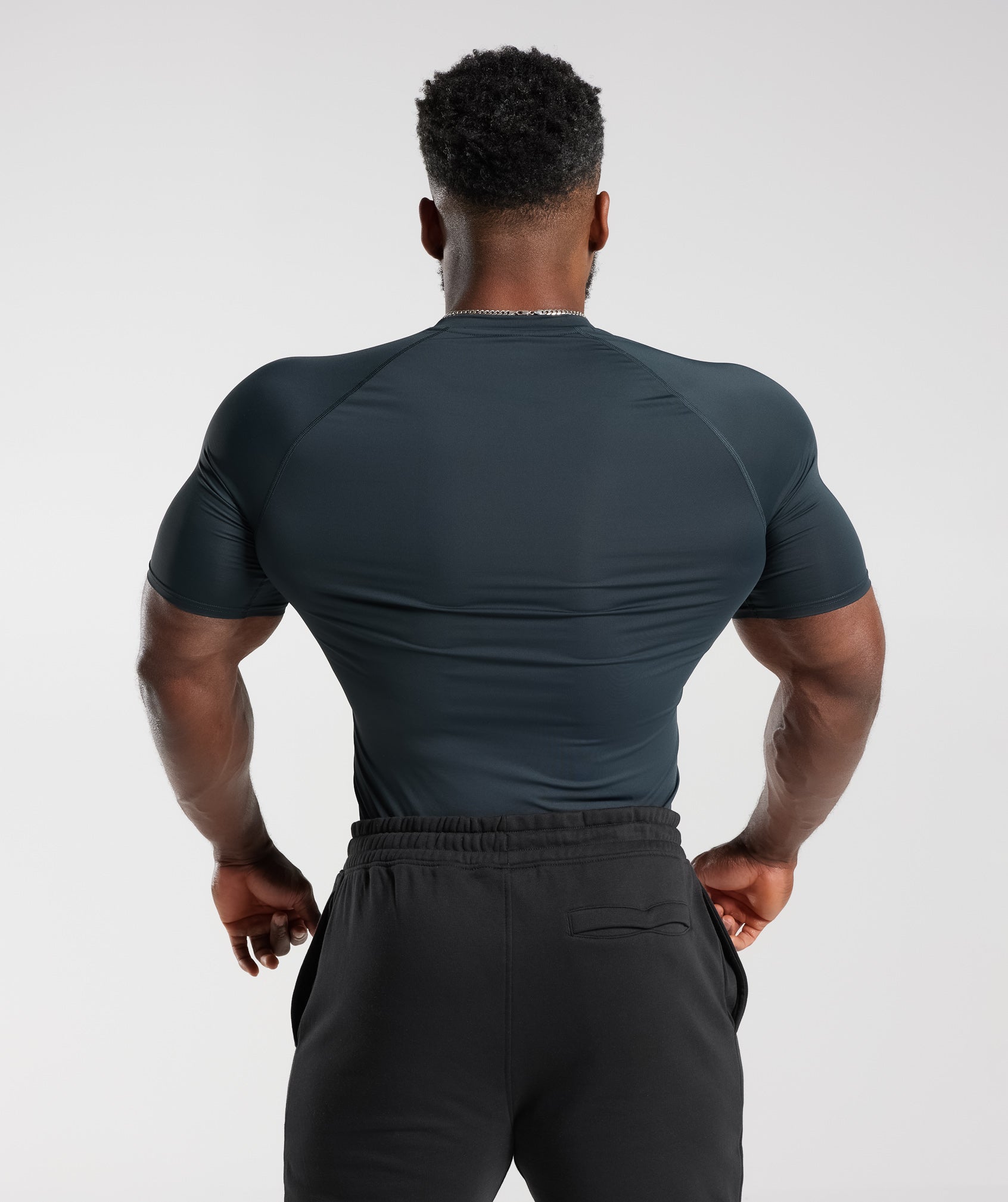 Element Baselayer T-Shirt in Darkest Teal - view 2