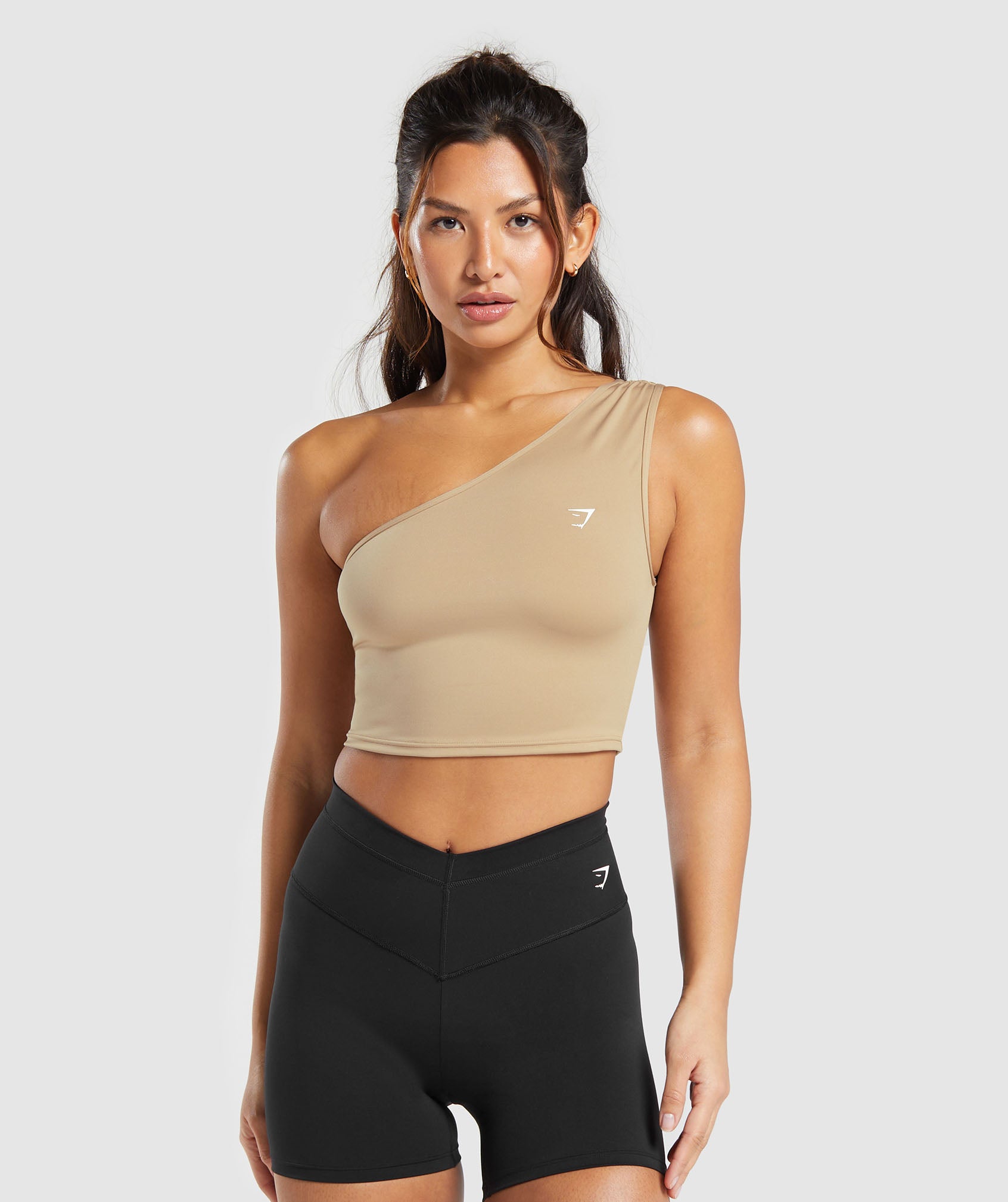 Training One Shoulder Ruched Tank