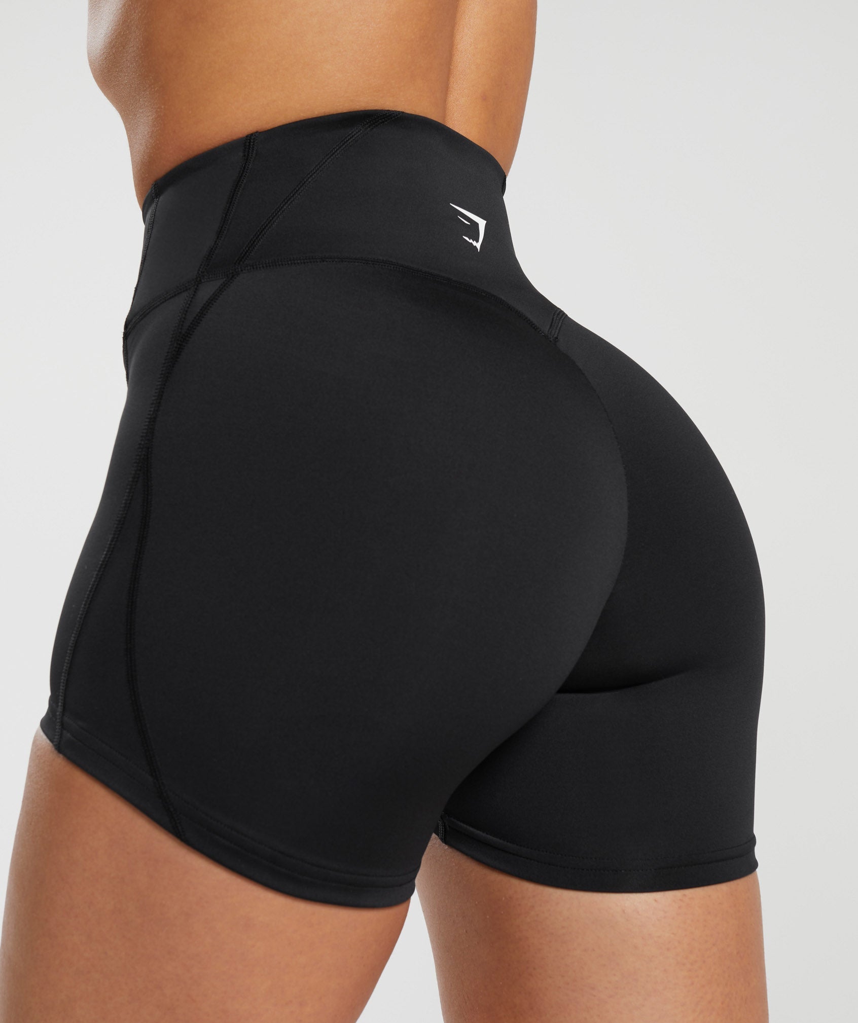 GS Power High Rise Shorts in Black - view 6
