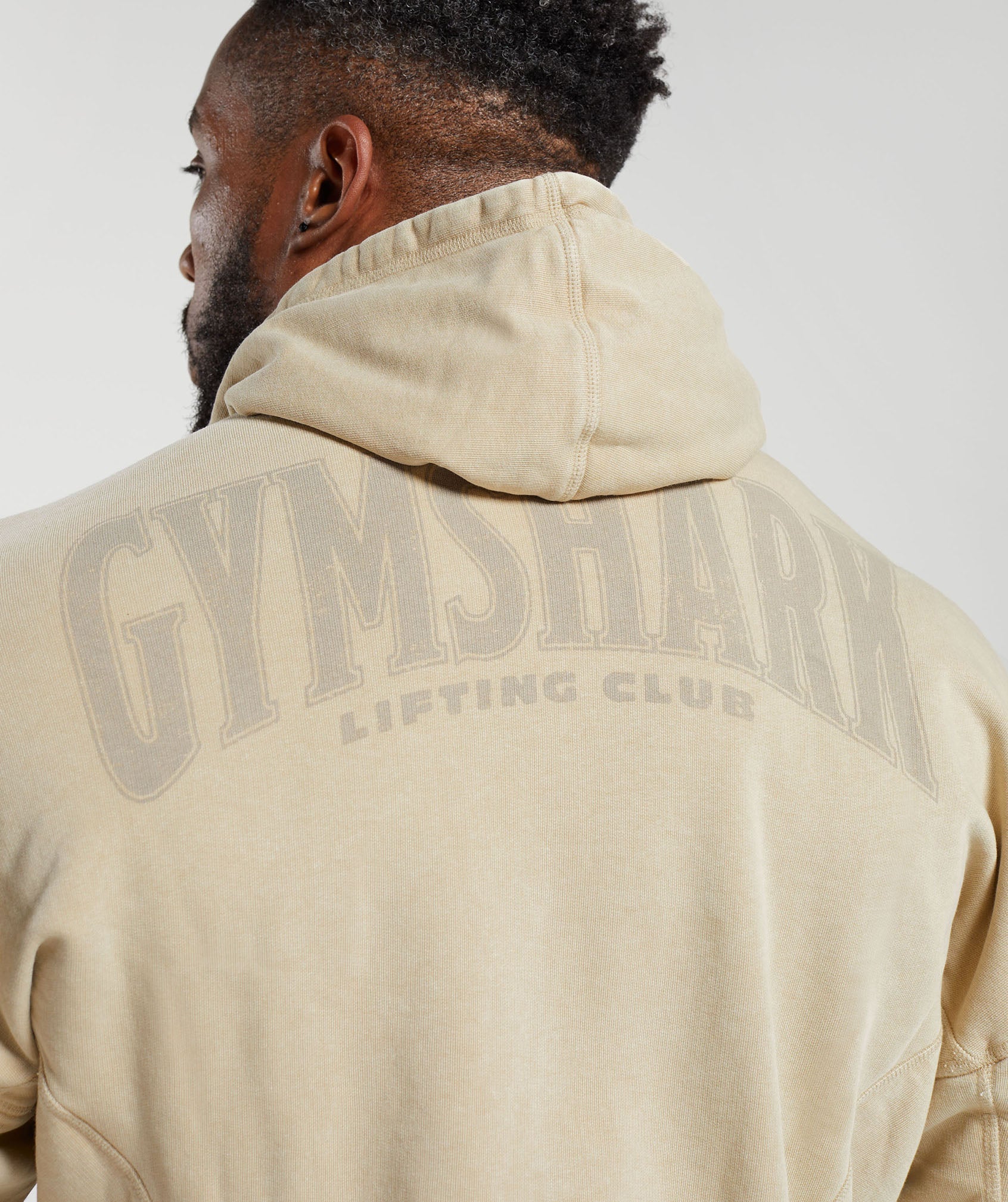 Heritage Washed Hoodie in Desert Beige - view 6