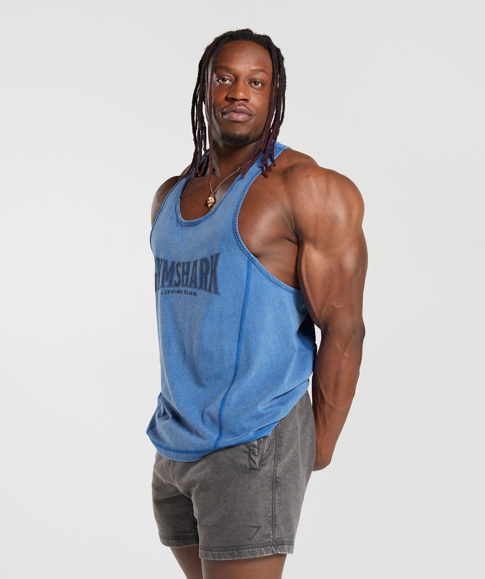 Heritage Washed Stringer in Vintage Blue - view 3