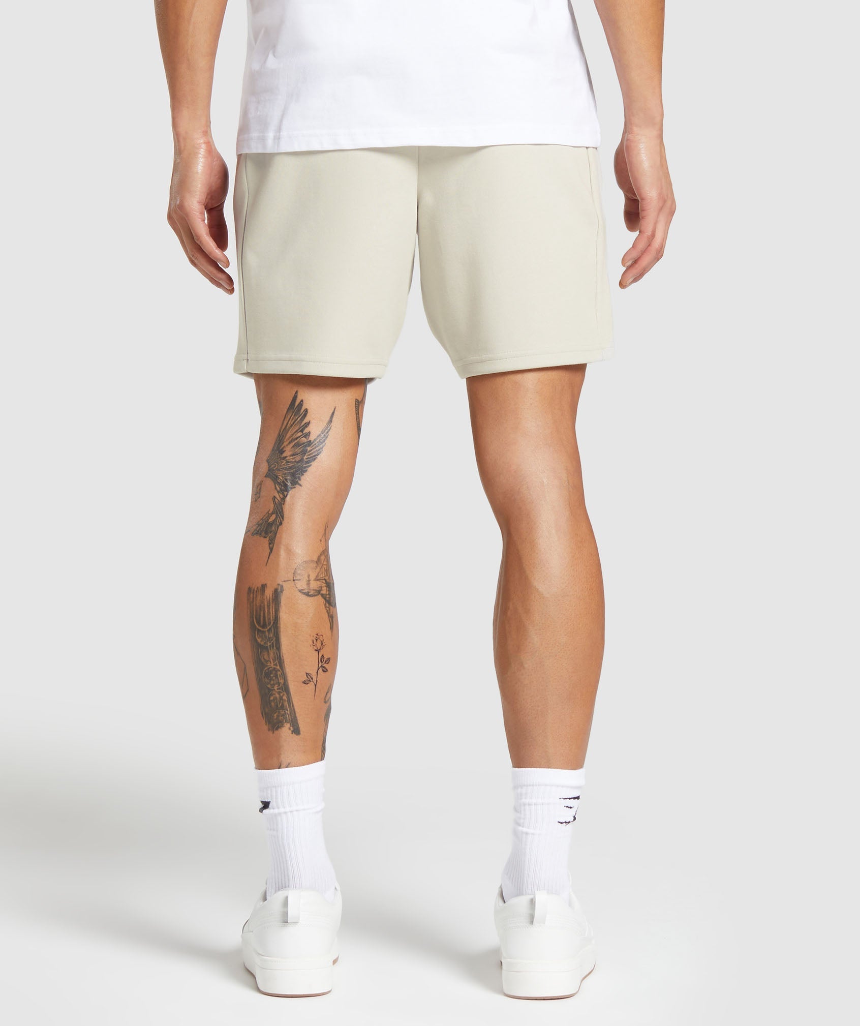 Interlock Tech 6" Shorts in Pebble Grey - view 2