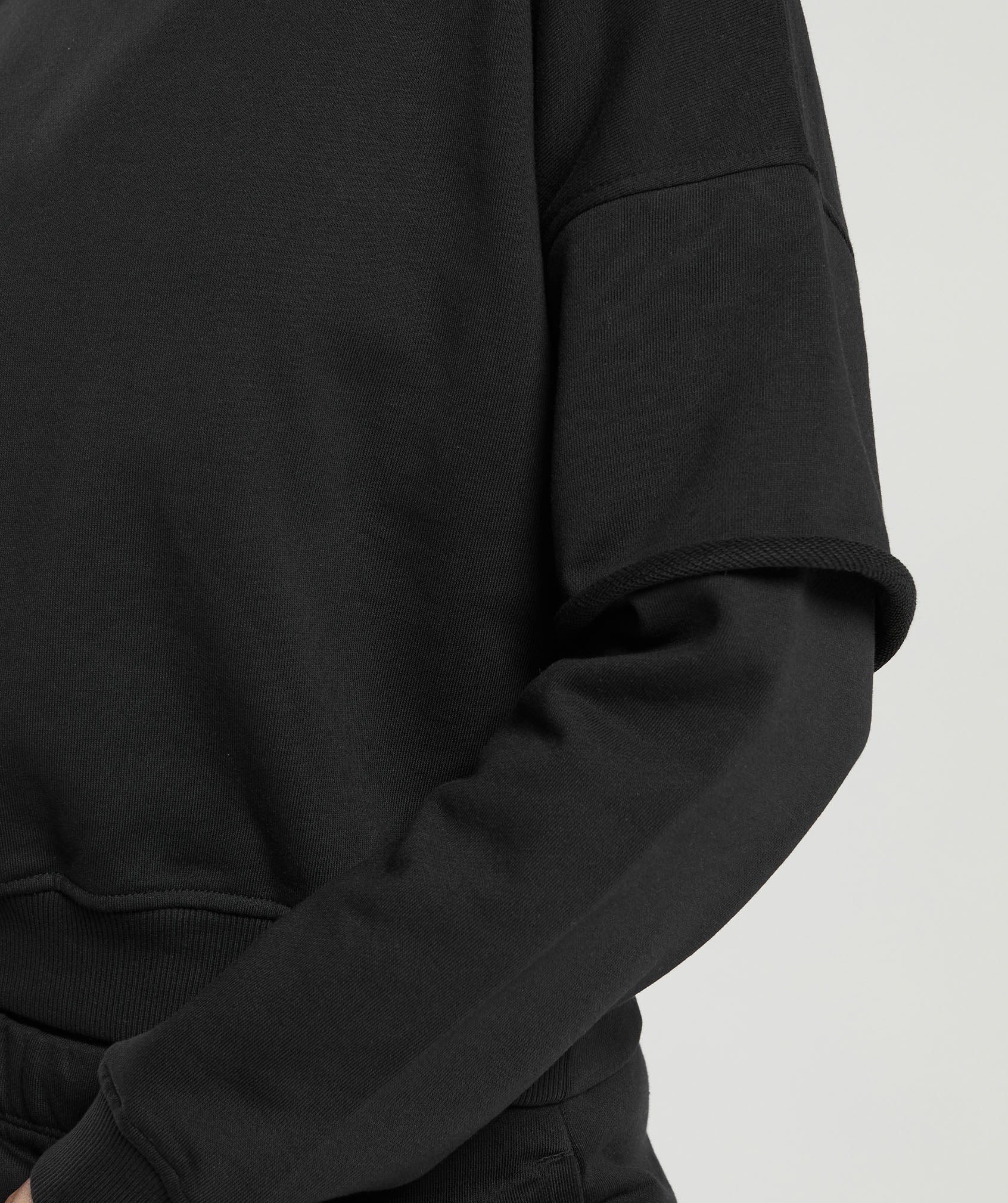 Lifting Oversized Sweatshirt in Black - view 6