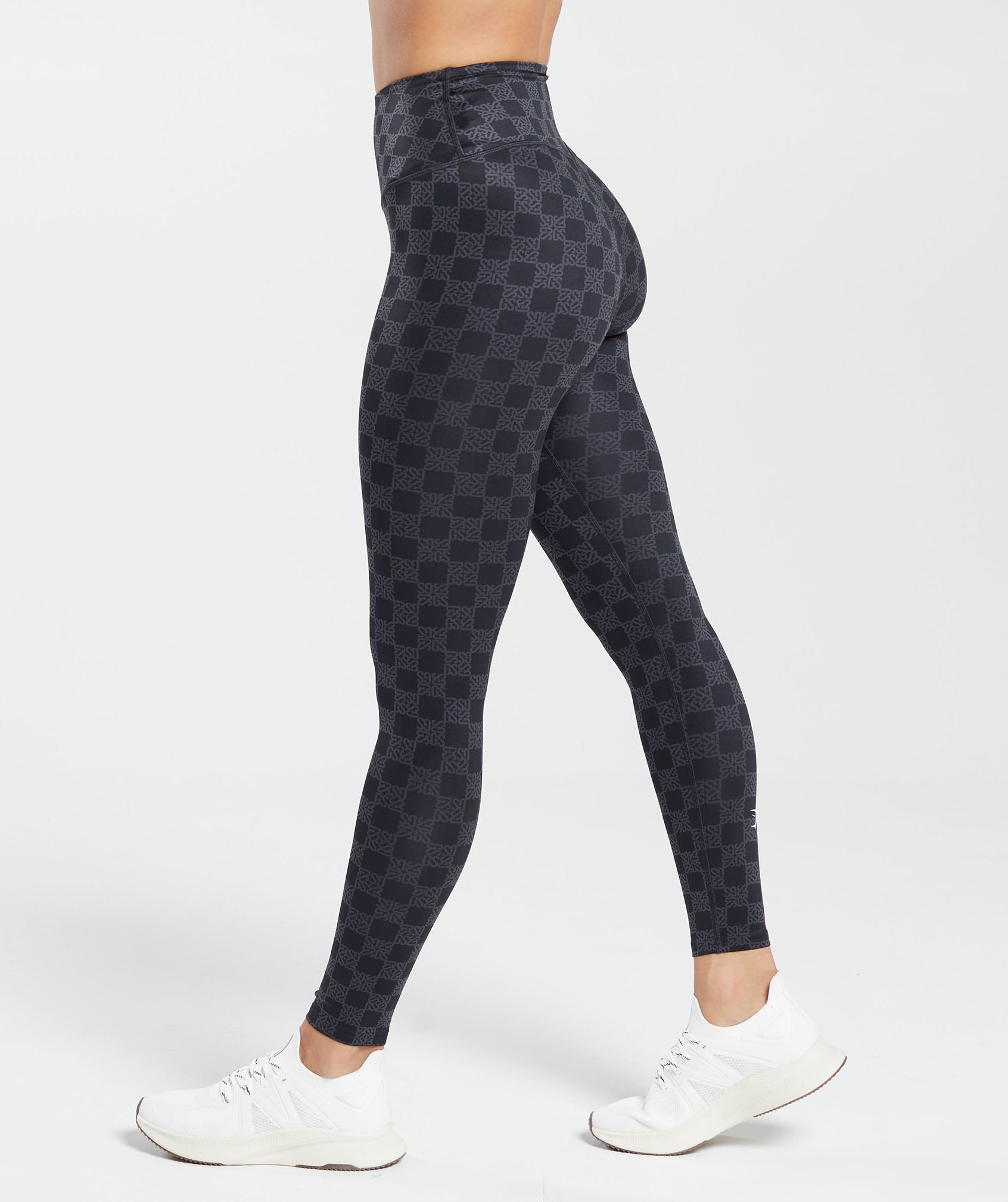 Monogram Leggings in Onyx Grey - view 3