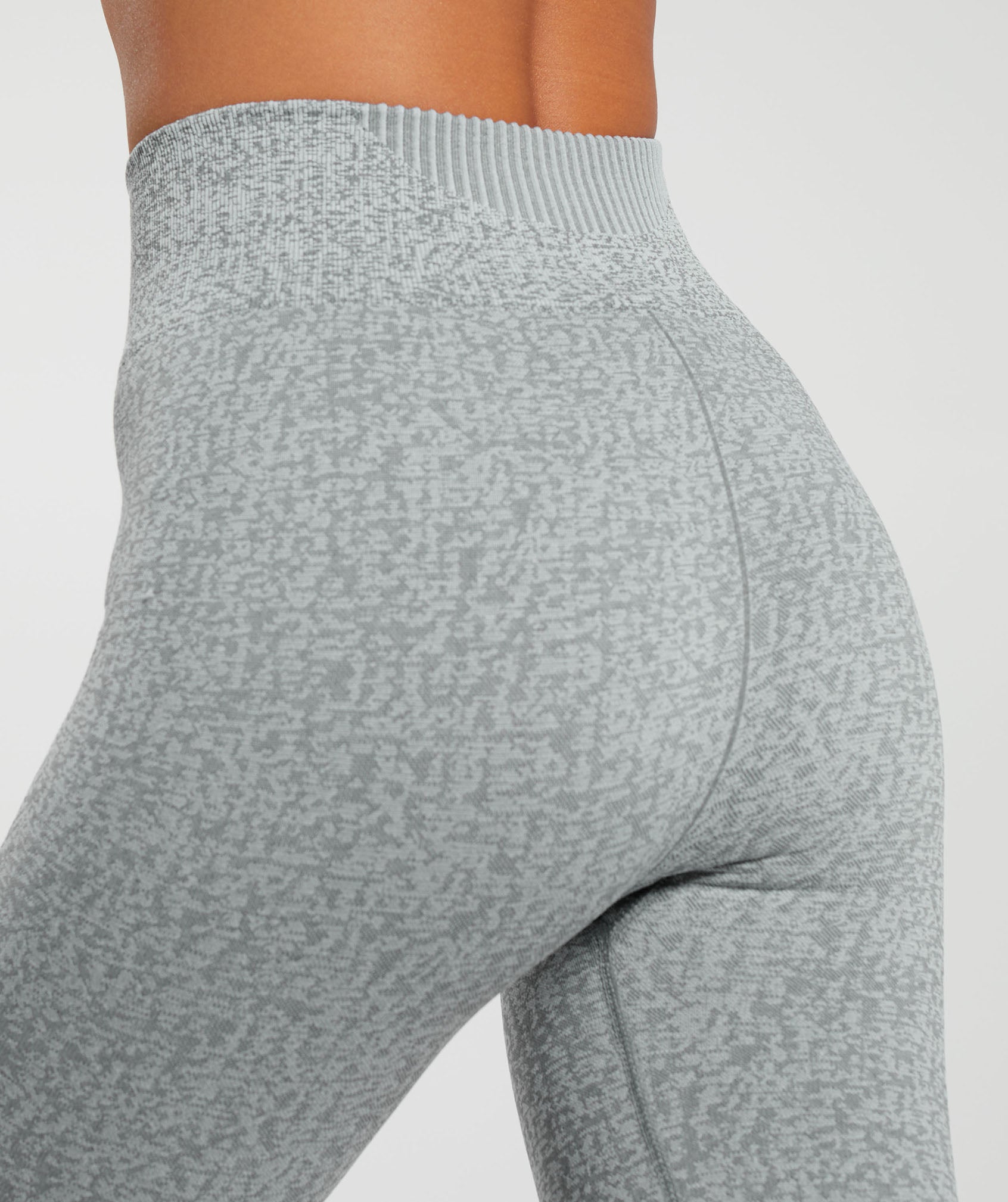 Marl Seamless Leggings in Light Grey Marl/Dark Grey Marl/Smokey Grey - view 5