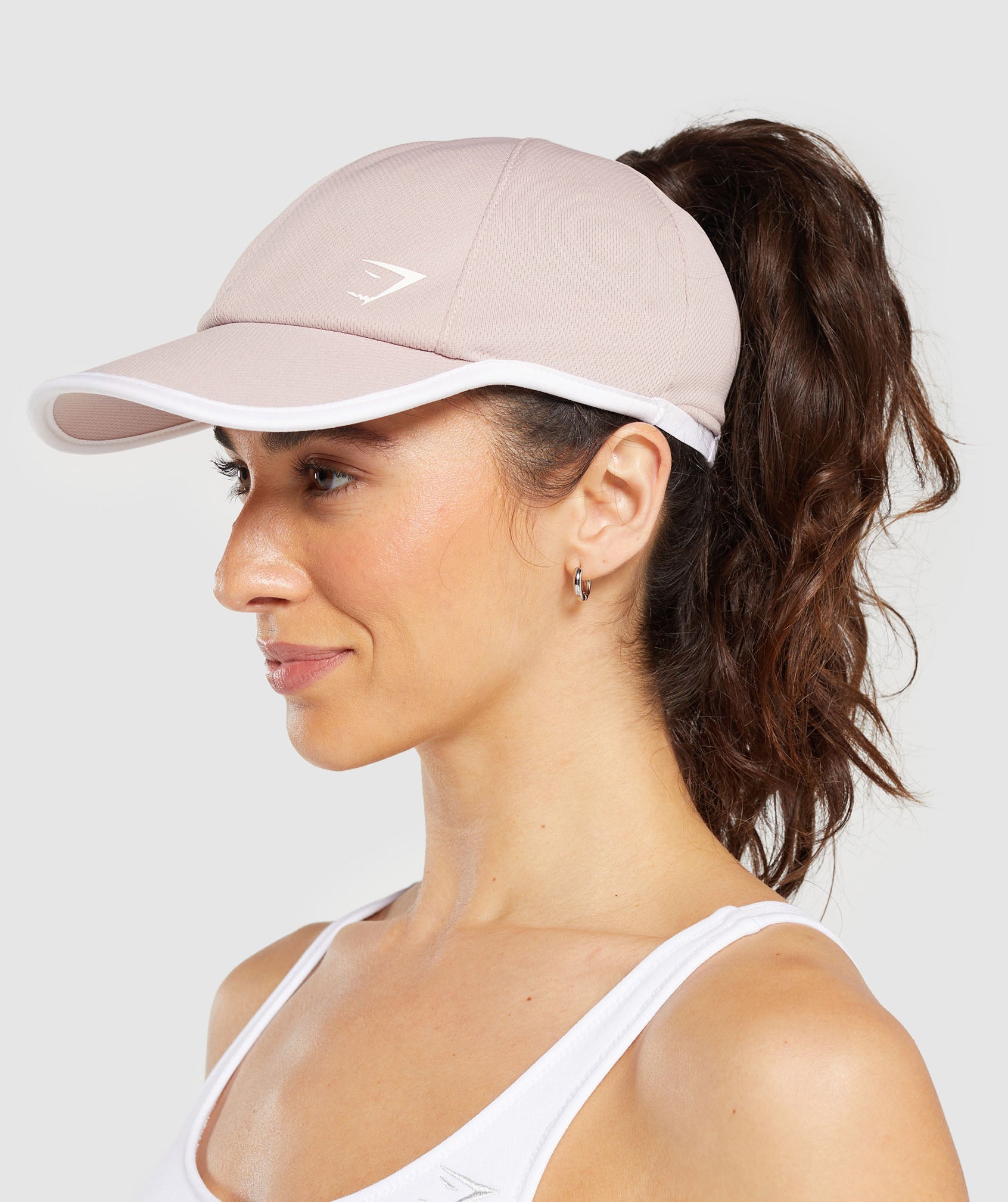 Ponytail Cap in Scandi Pink - view 1