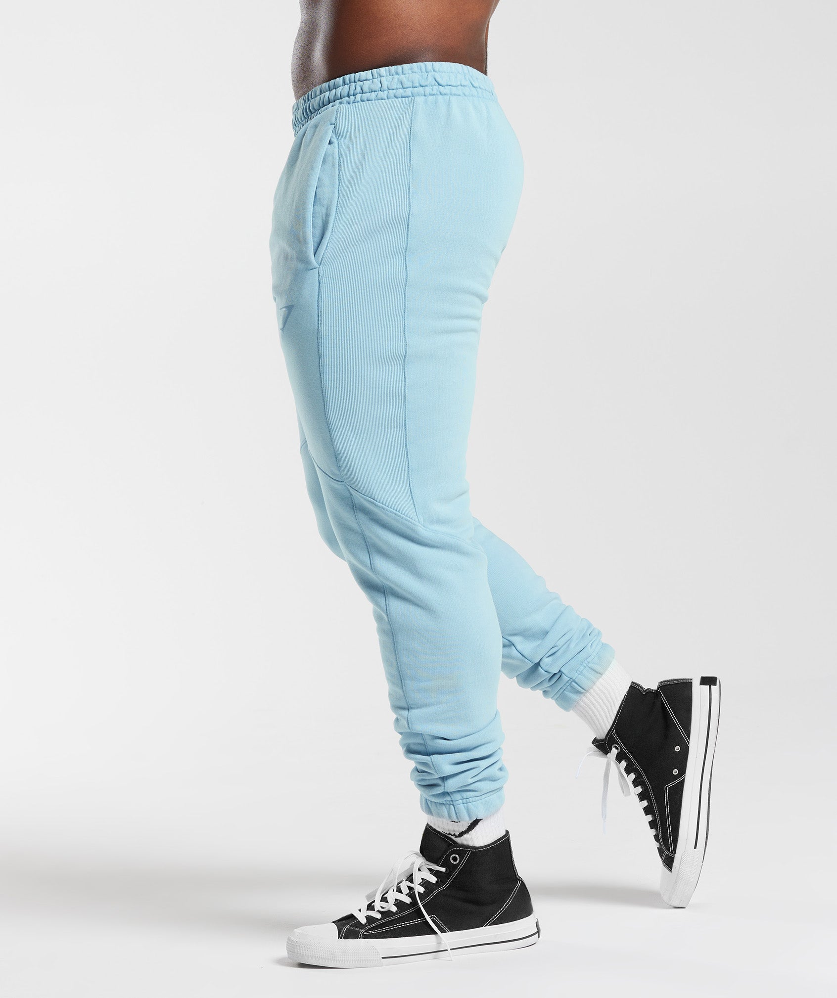Power Washed Joggers in Ozone Blue - view 3