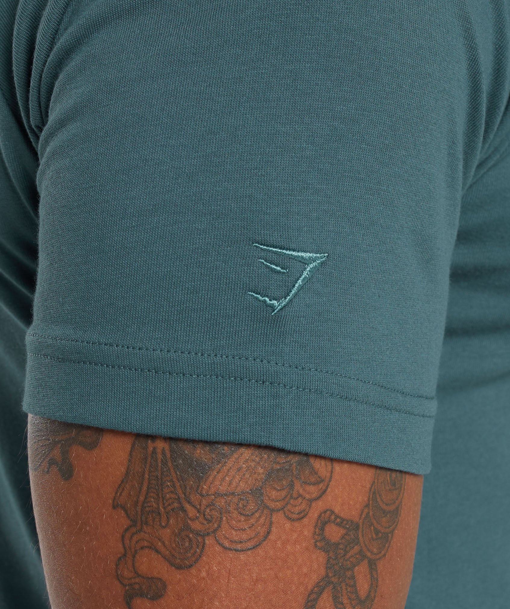 Rest Day Commute Polo Shirt in Smokey Teal - view 6