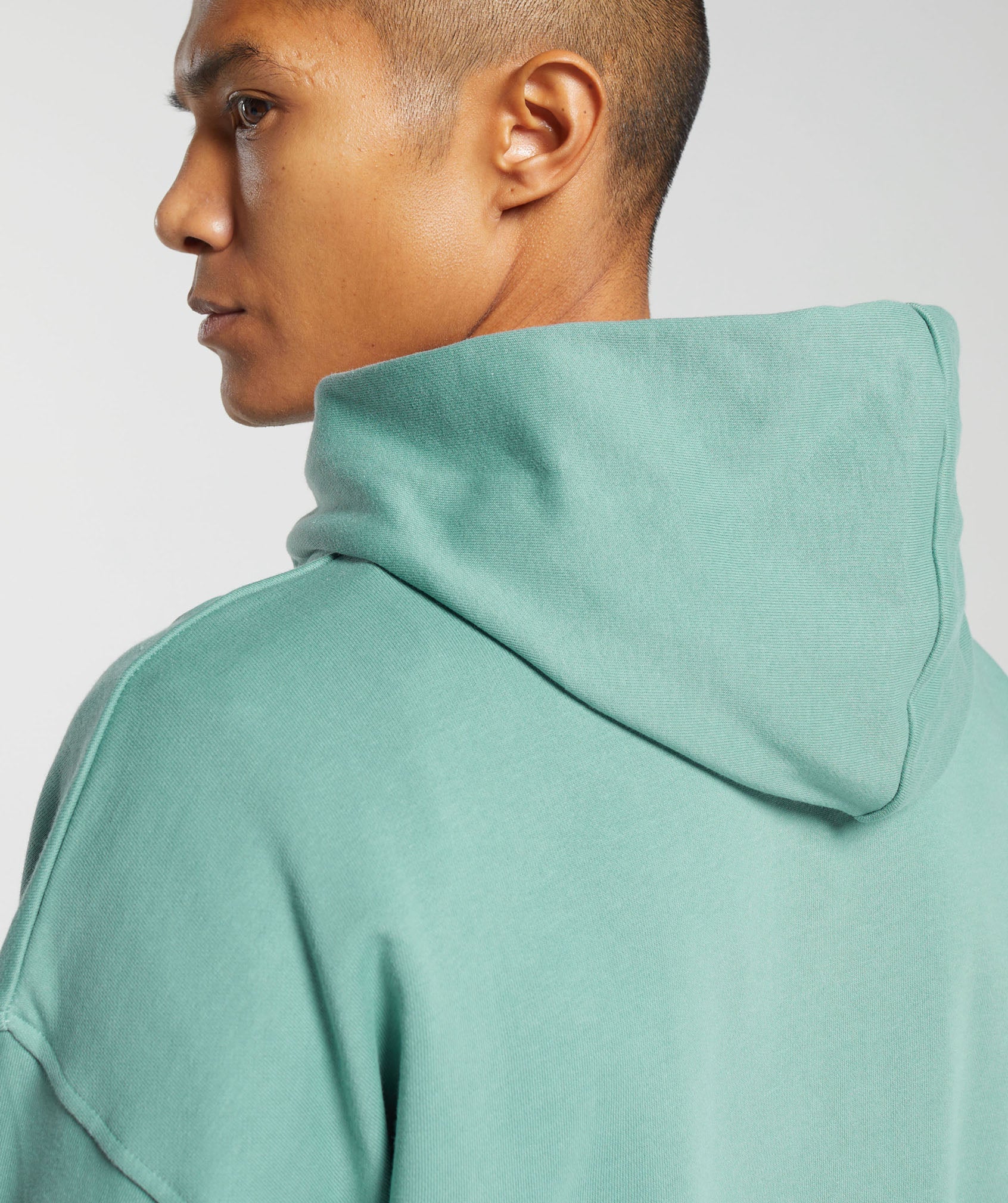 Rest Day Essentials Hoodie in Duck Egg Blue - view 6