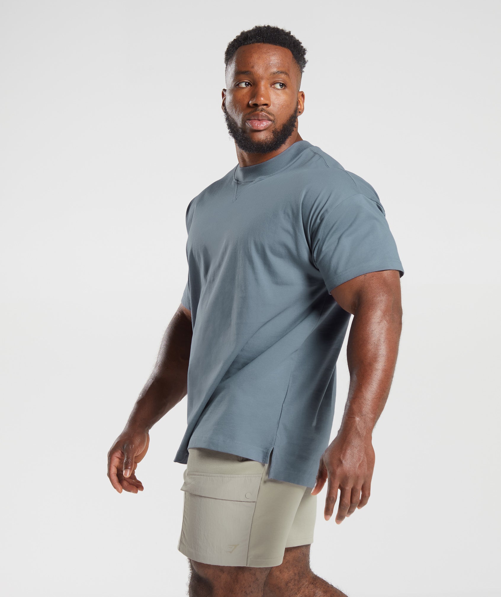 Rest Day Essentials T-Shirt in Evening Blue