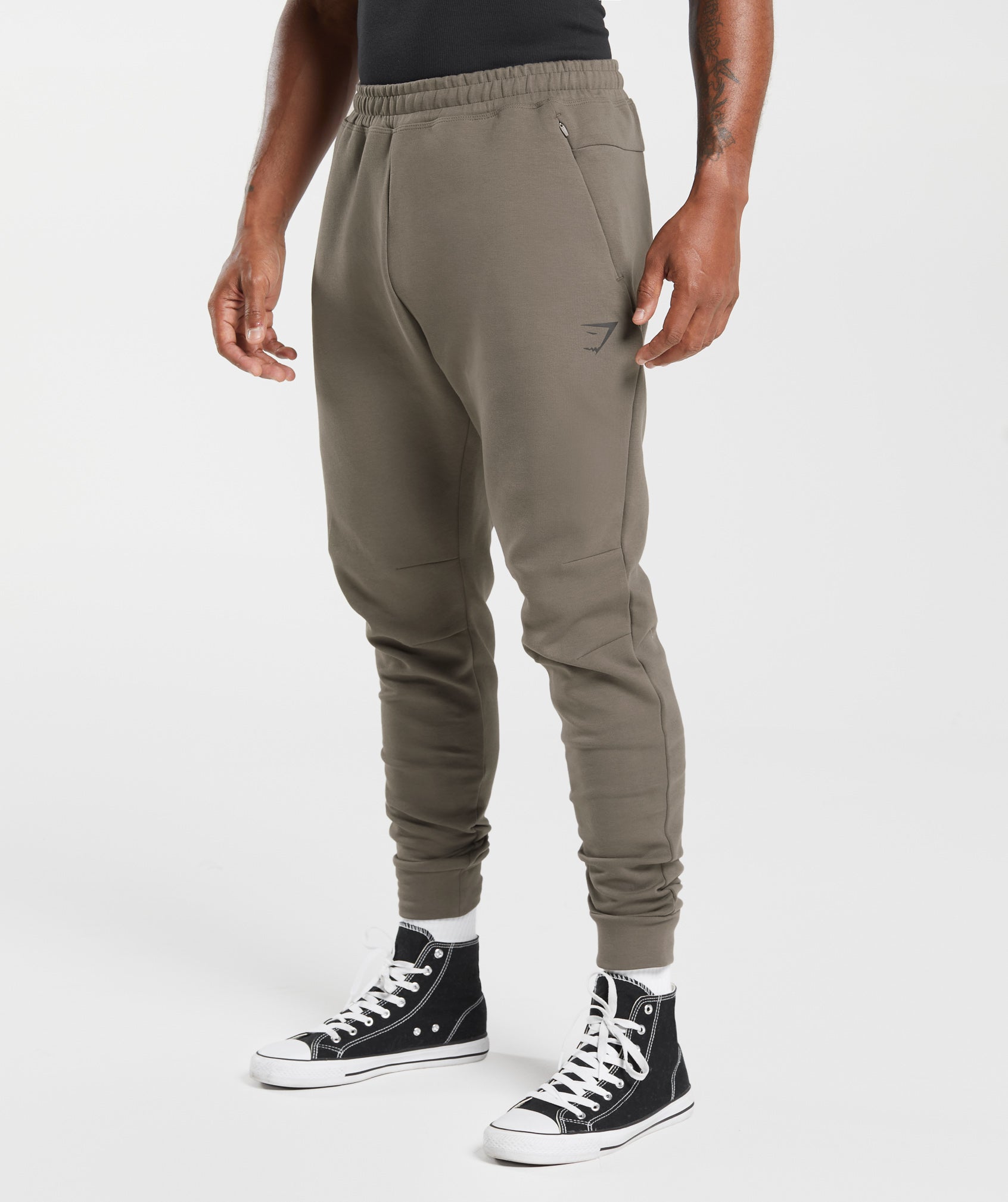 Rest Day Knit Joggers in Camo Brown - view 3