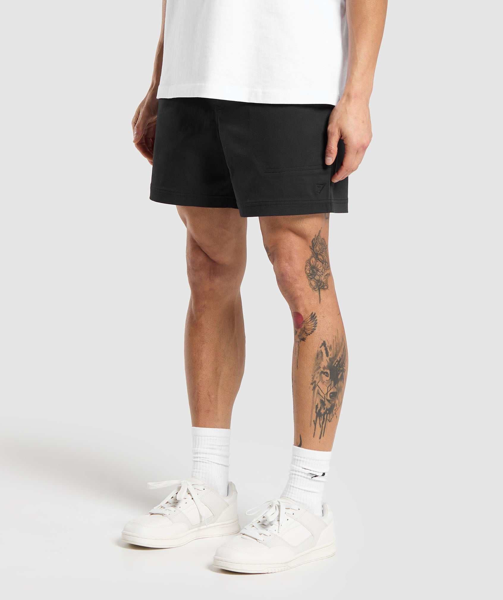 Rest Day Woven Shorts in Black - view 3