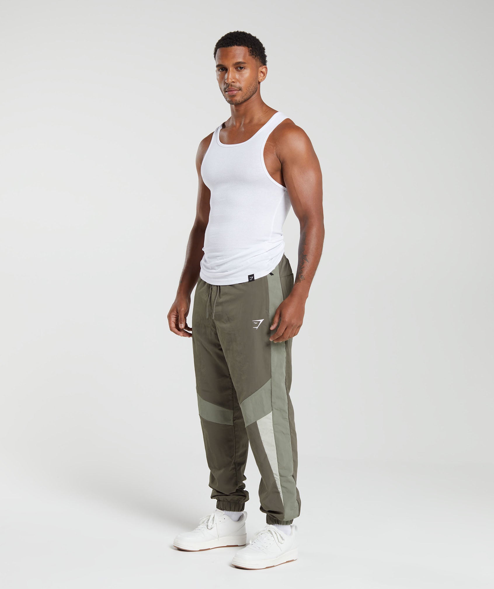 Retro Track Pants in Brown - view 4