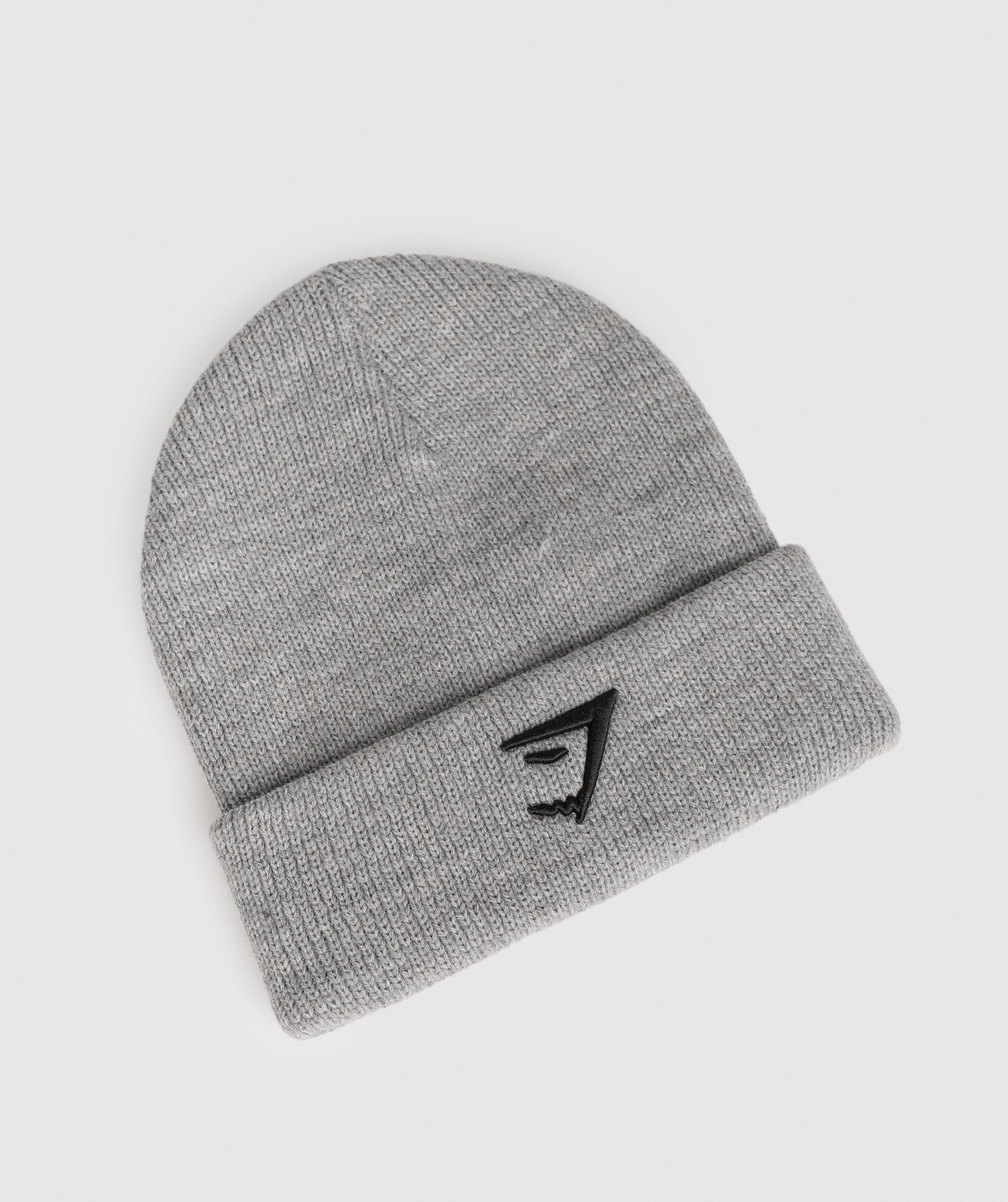 Sharkhead Beanie in Light Grey Core Marl - view 1