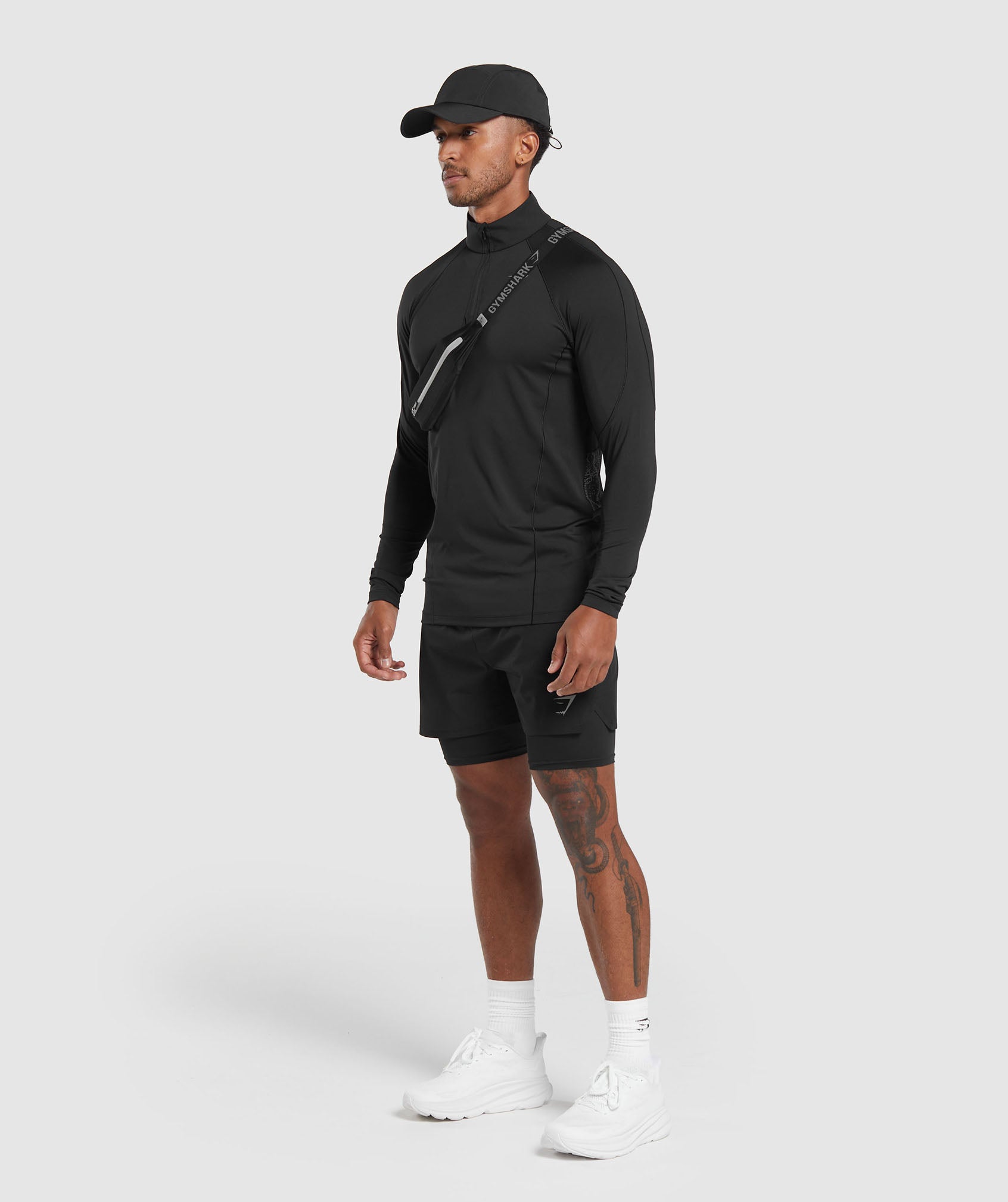 Speed 1/4 Zip in Black - view 5