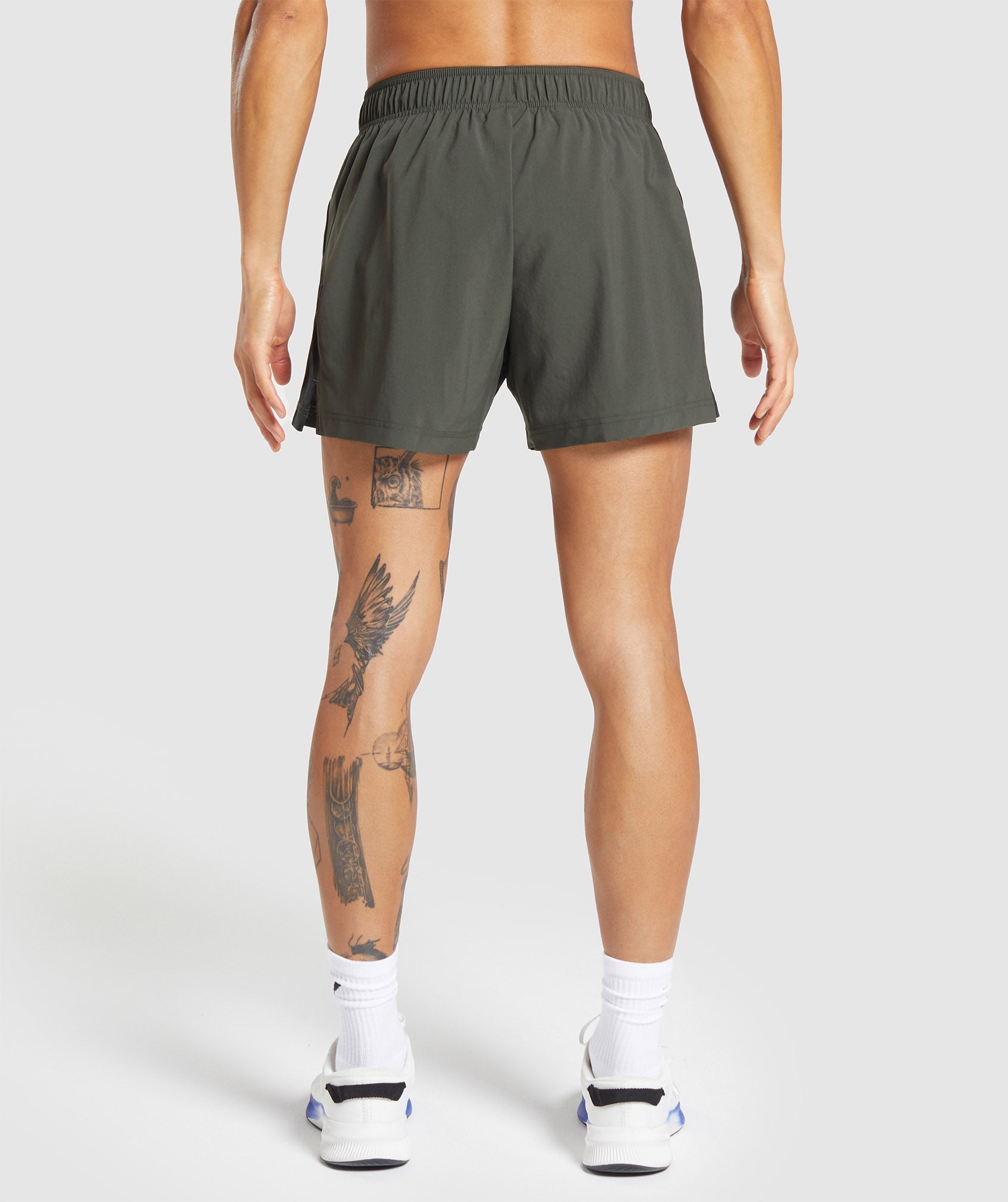 Sport 5" Shorts in Strength Green/Black - view 2