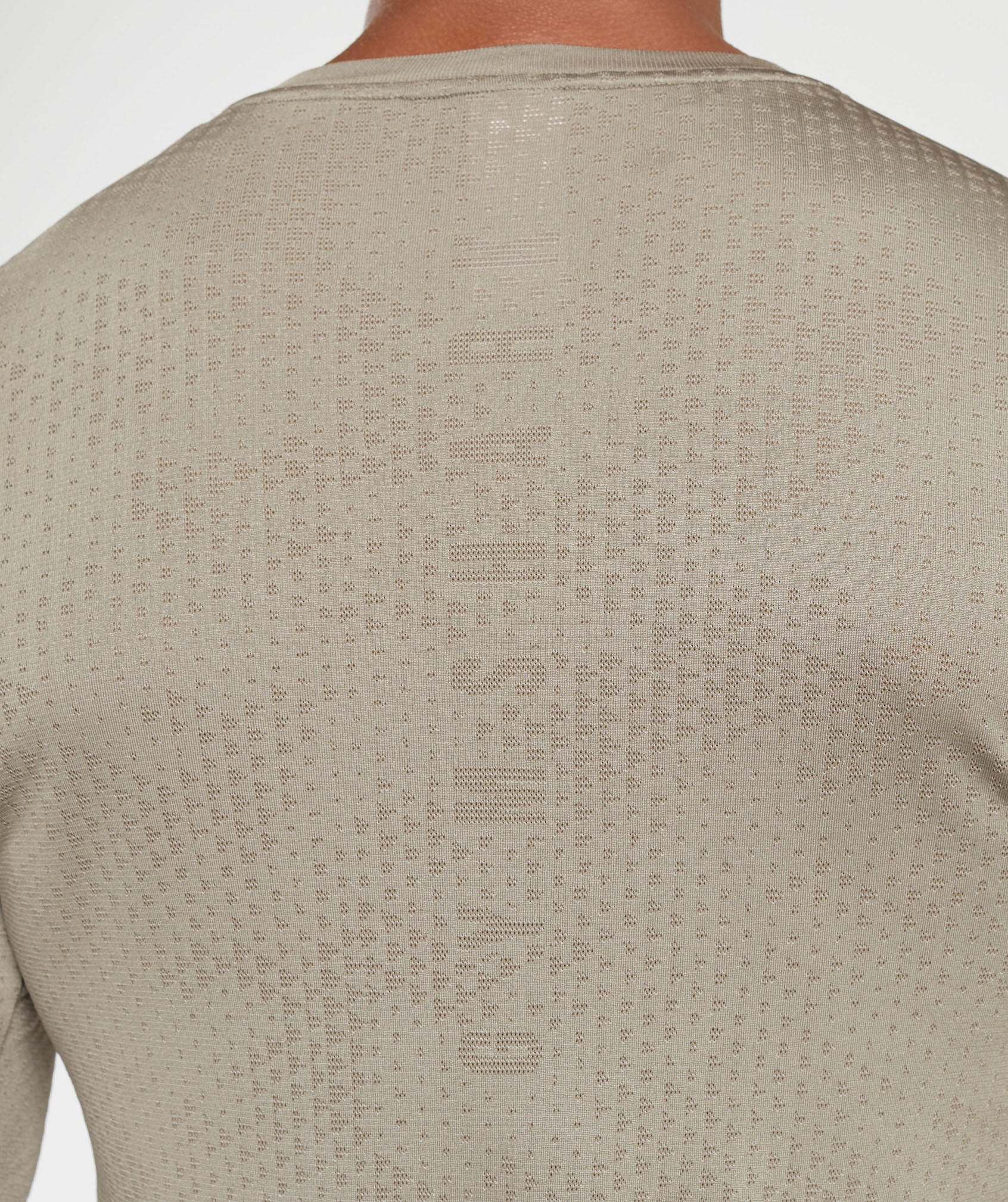 Sport Seamless Long Sleeve T-Shirt in Linen Brown/Camo Brown - view 6