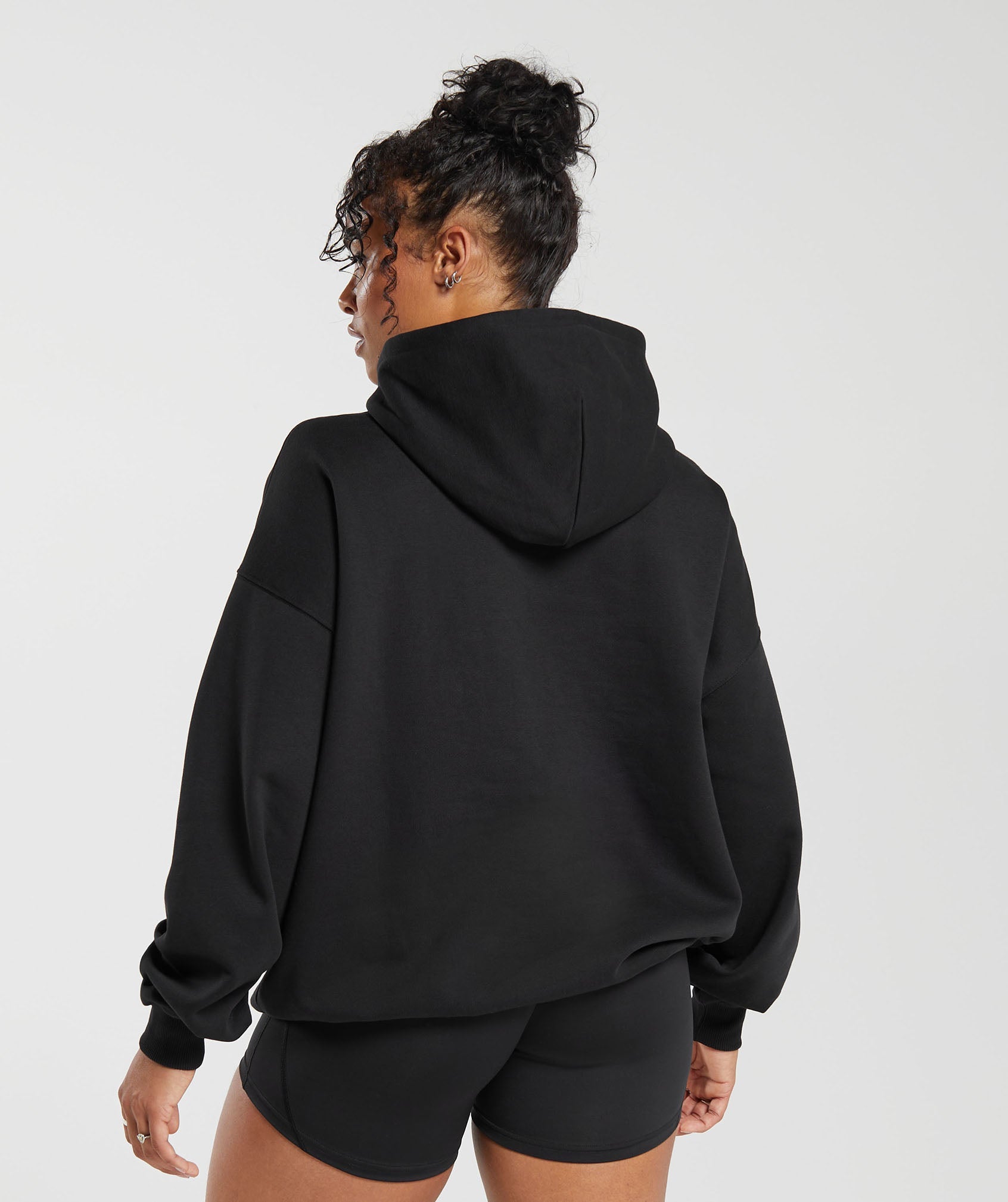 Strength Department Graphic Hoodie in Black - view 2