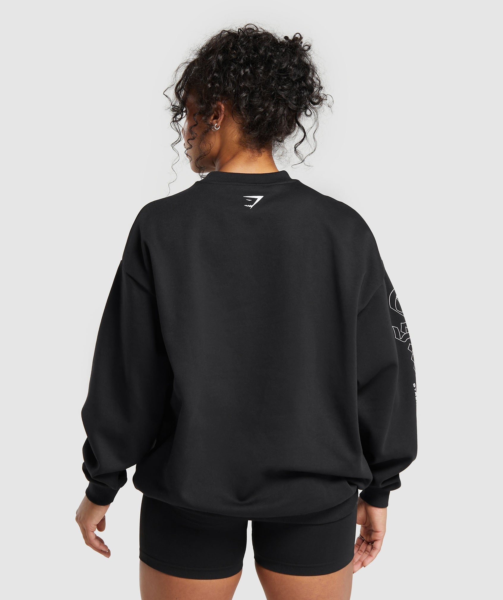 Strength & Conditioning Oversized Sweatshirt in Black - view 2