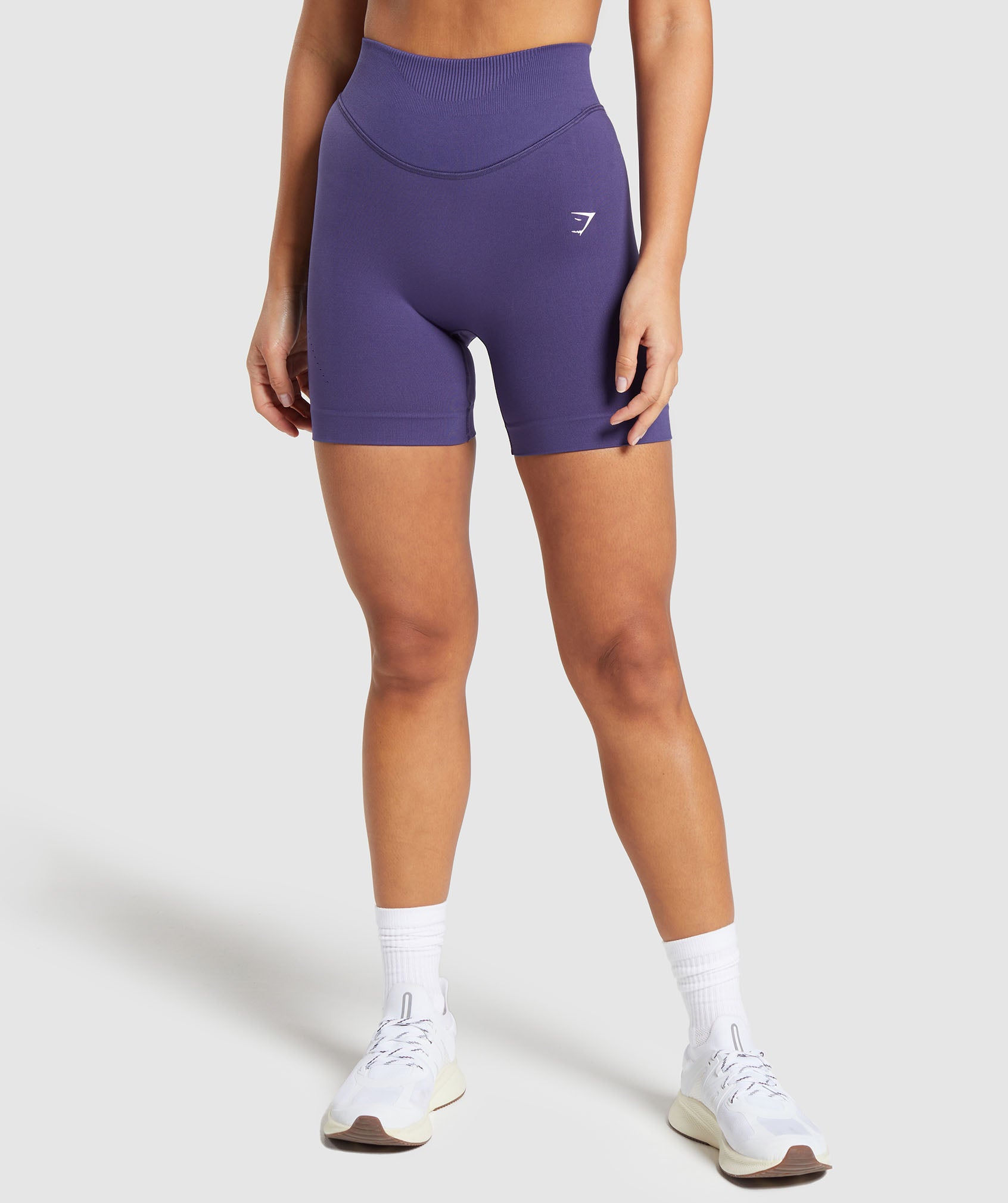 Sweat Seamless Shorts in Galaxy Purple - view 1
