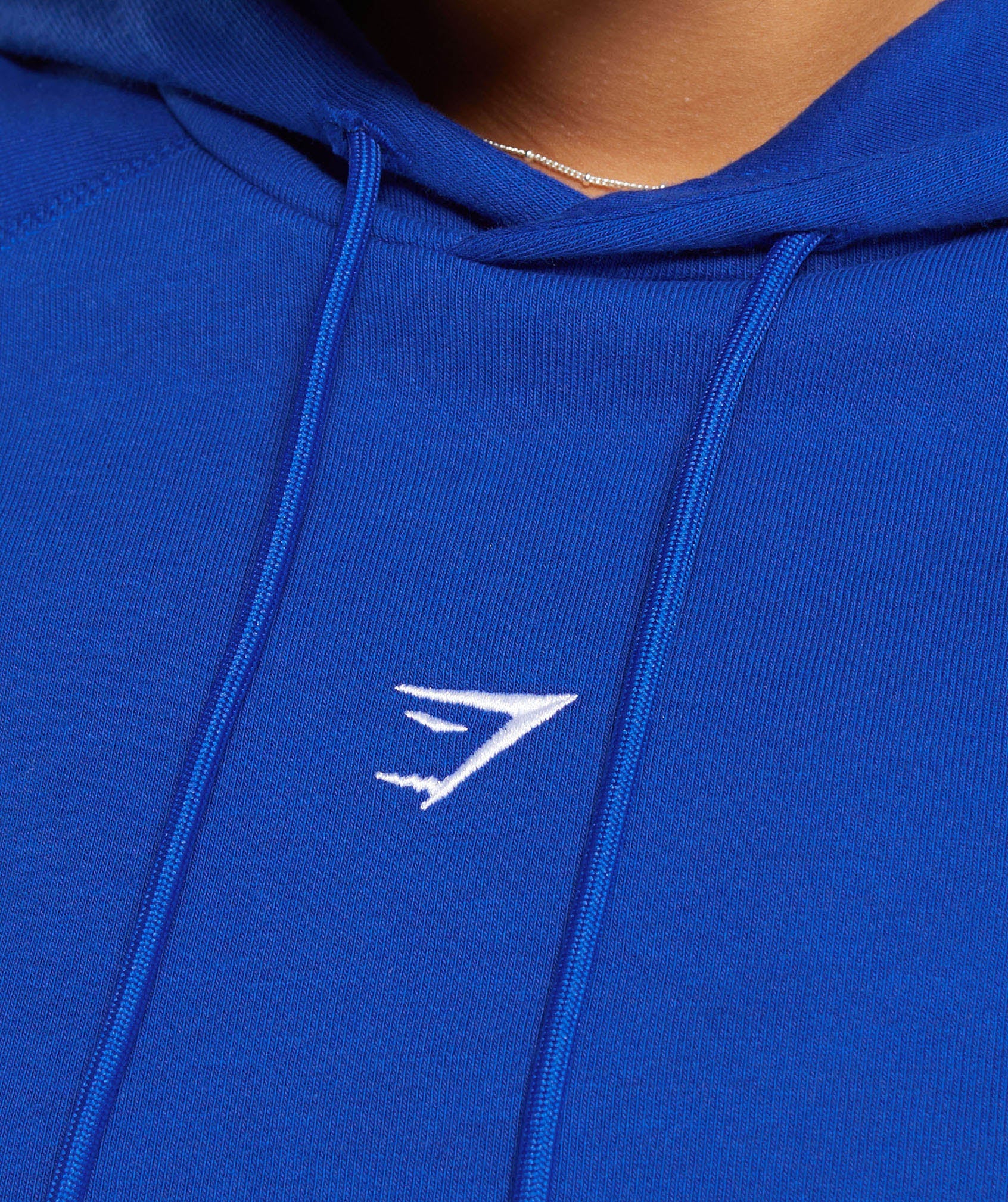 Training Crop Hoodie in Cobalt Blue - view 5