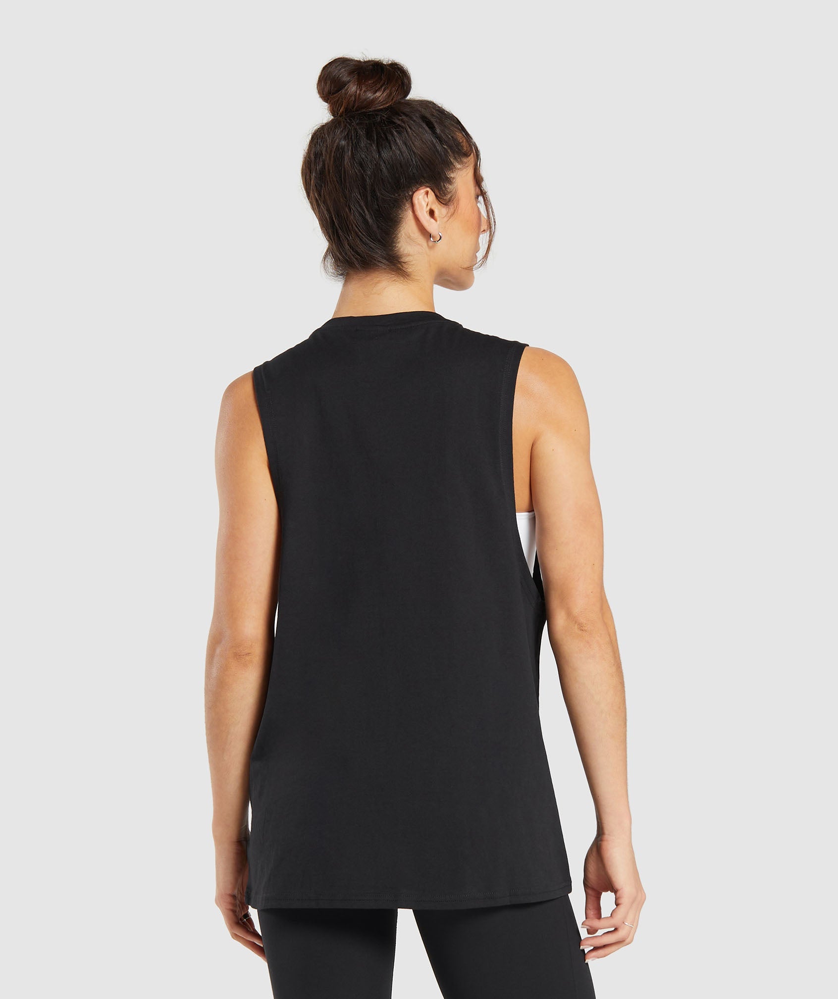 Training Drop Arm Tank in Black