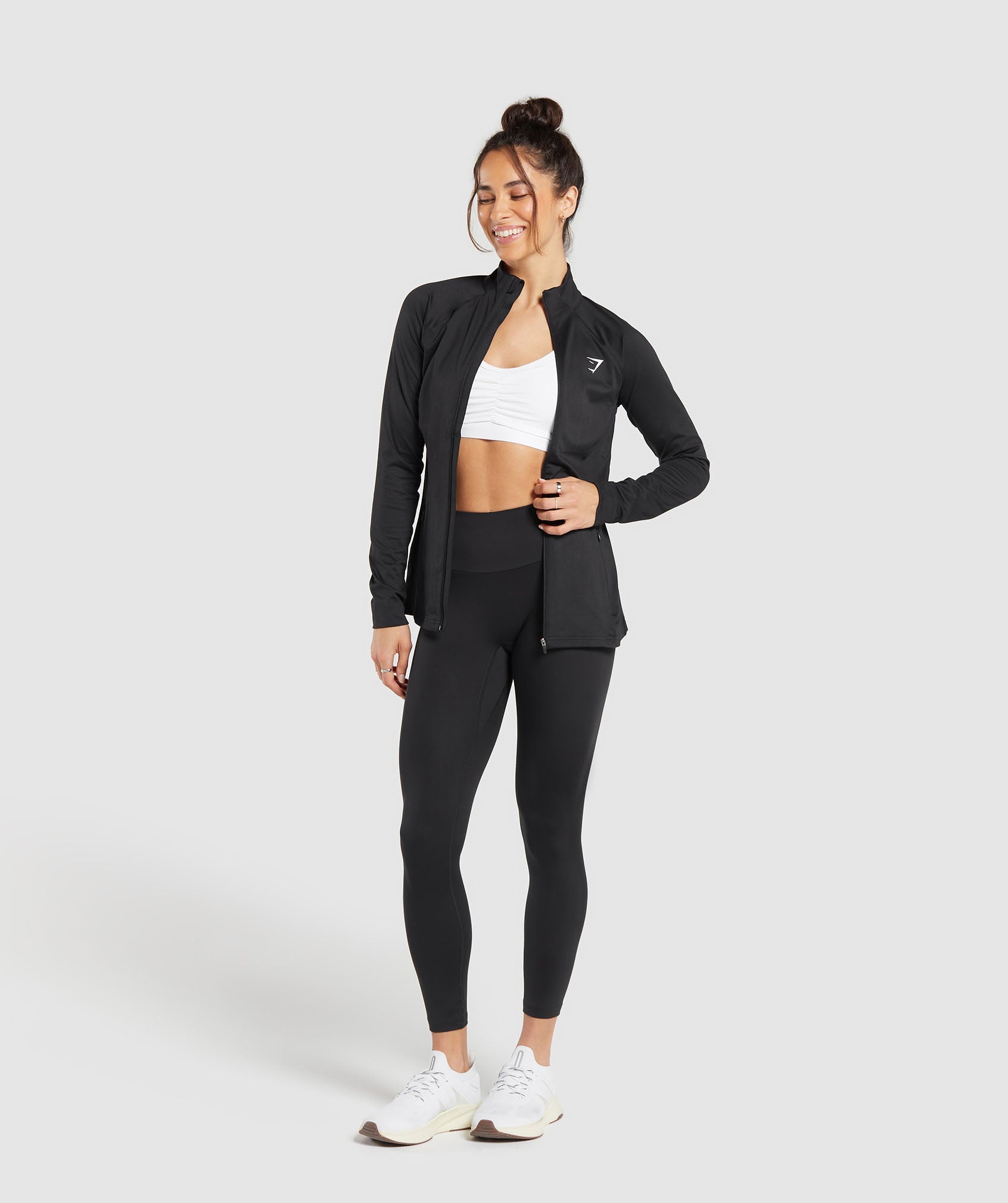 Training Jacket in Black - view 4
