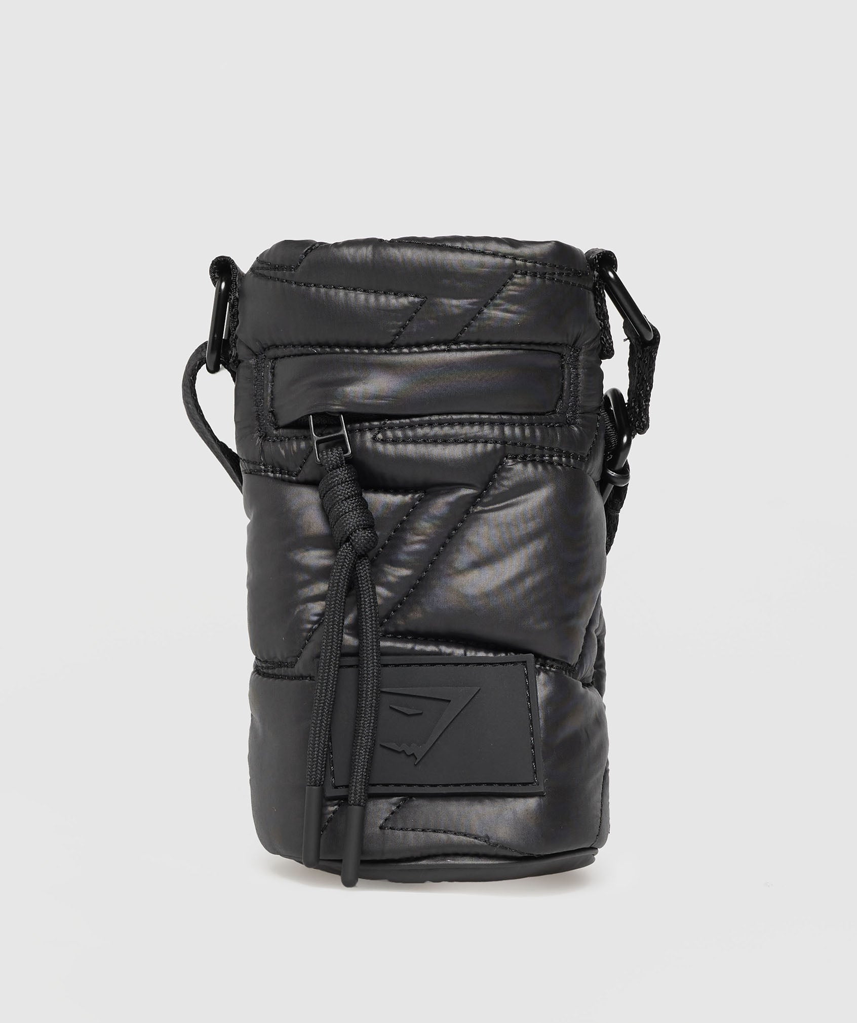 Quilted Bottle Holder in Black