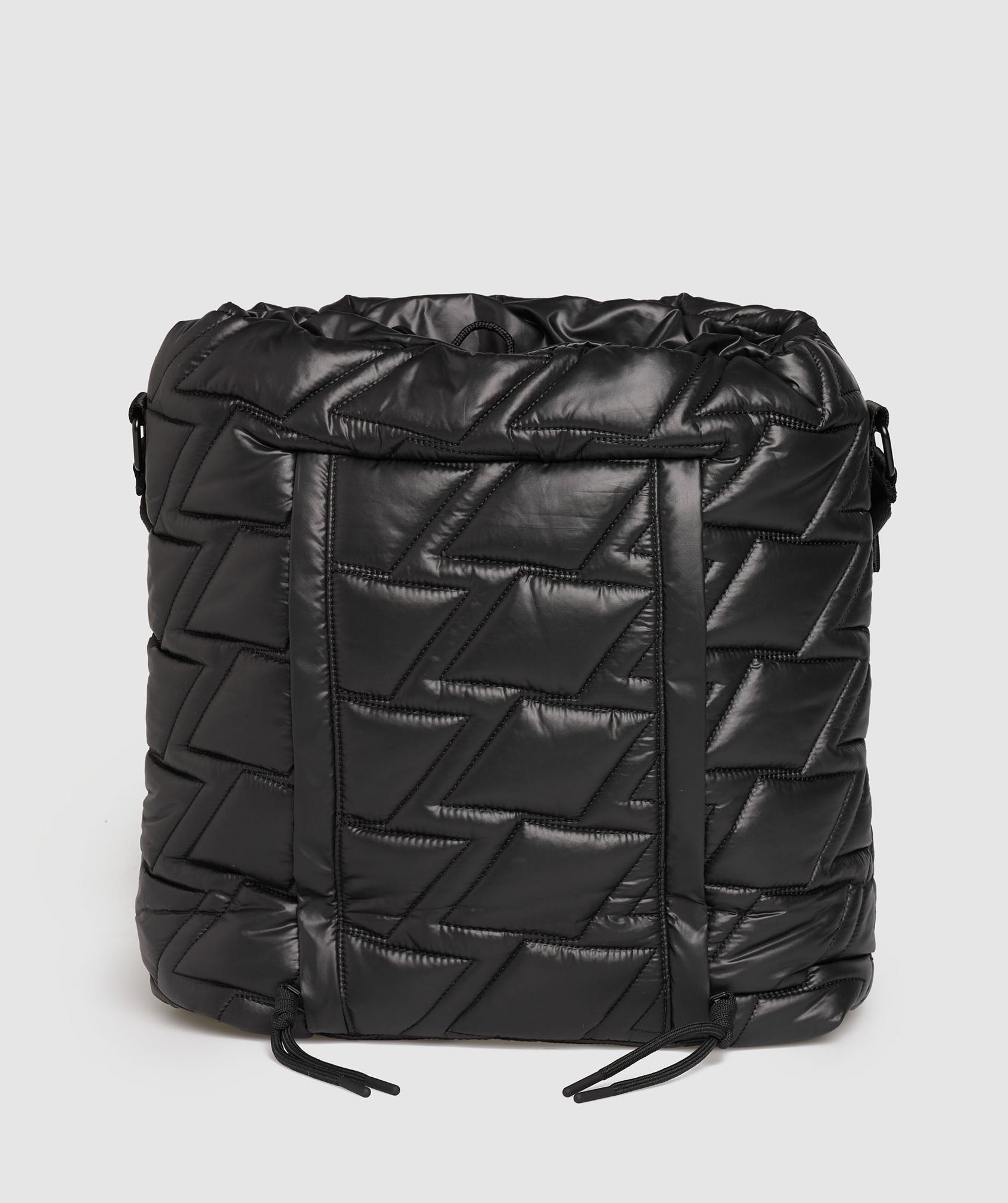 Quilted Yoga Tote in Black