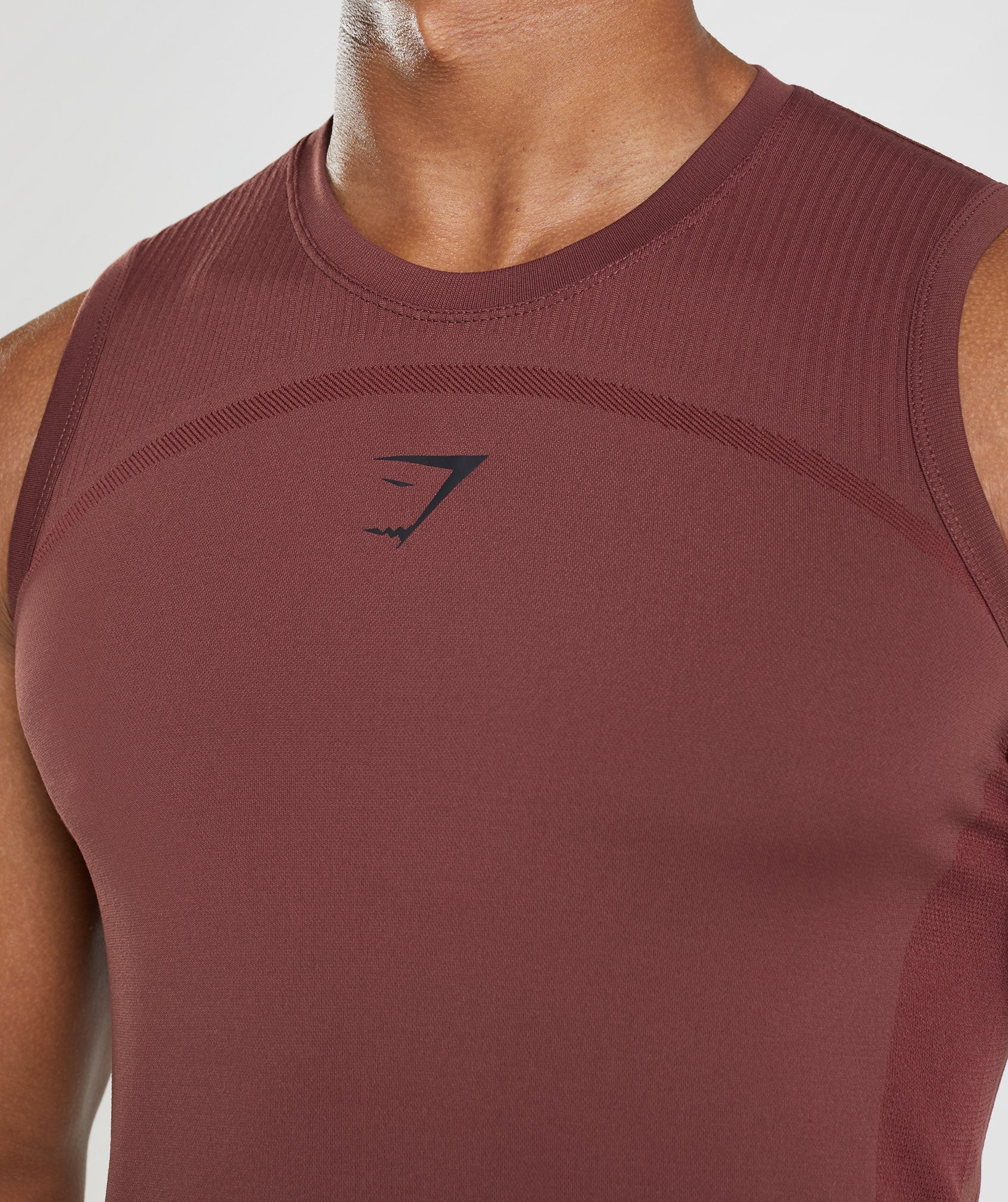 315 Seamless Tank in Cherry Brown