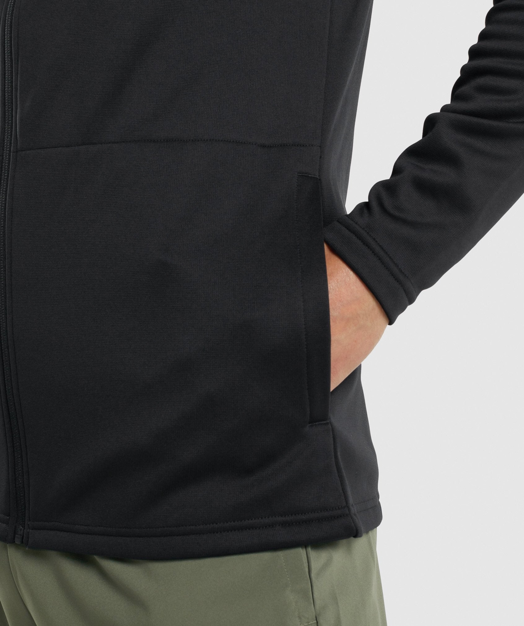 Arrival Zip Up Hoodie in Black - view 6