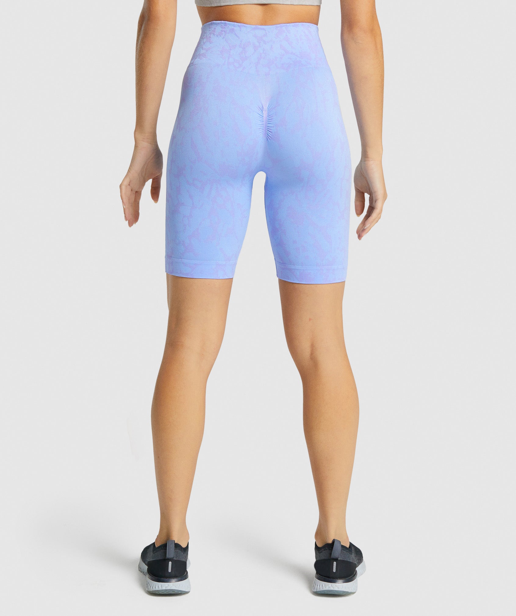 Adapt Animal Seamless Cycling Shorts in Butterfly | Light Blue