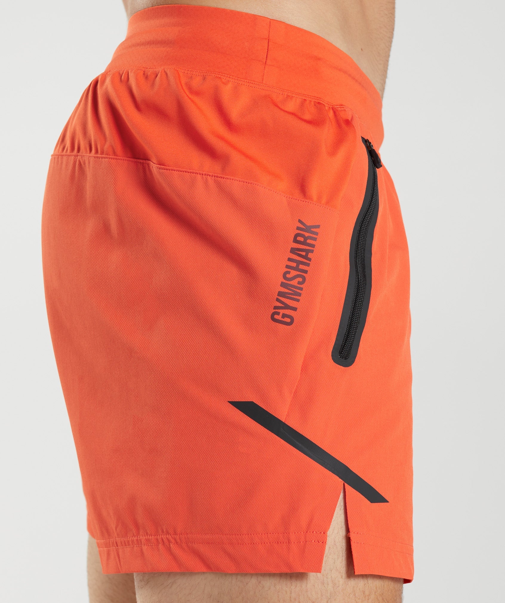 Apex 5" Perform Shorts in Pepper Red - view 5