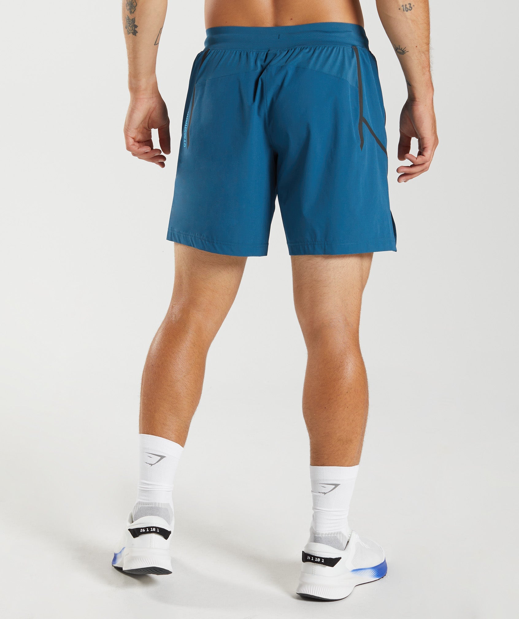 Apex 8" Function Shorts in Atlantic Blue