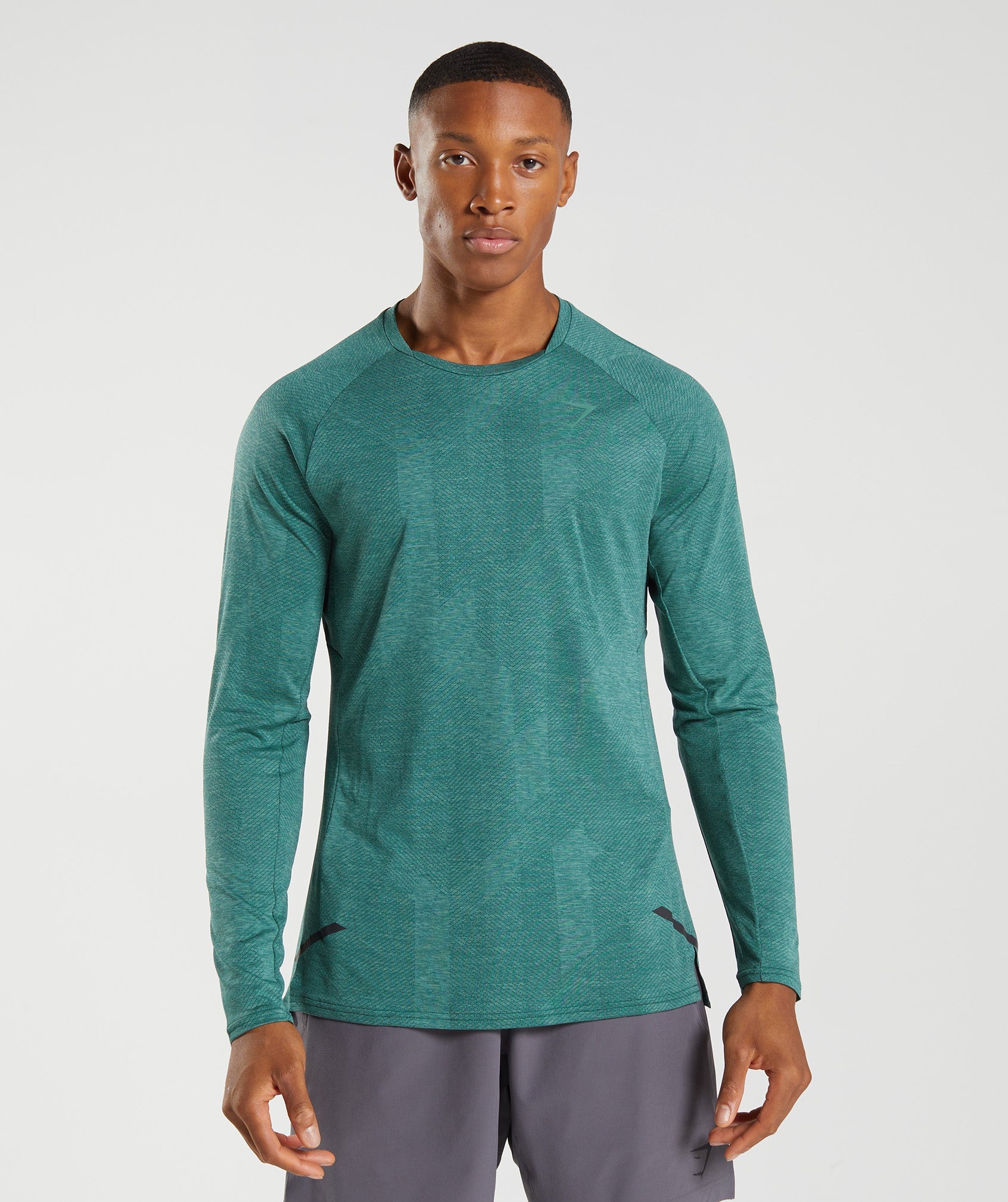 Apex Long Sleeve T-Shirt in Woodland Green/Hoya Green