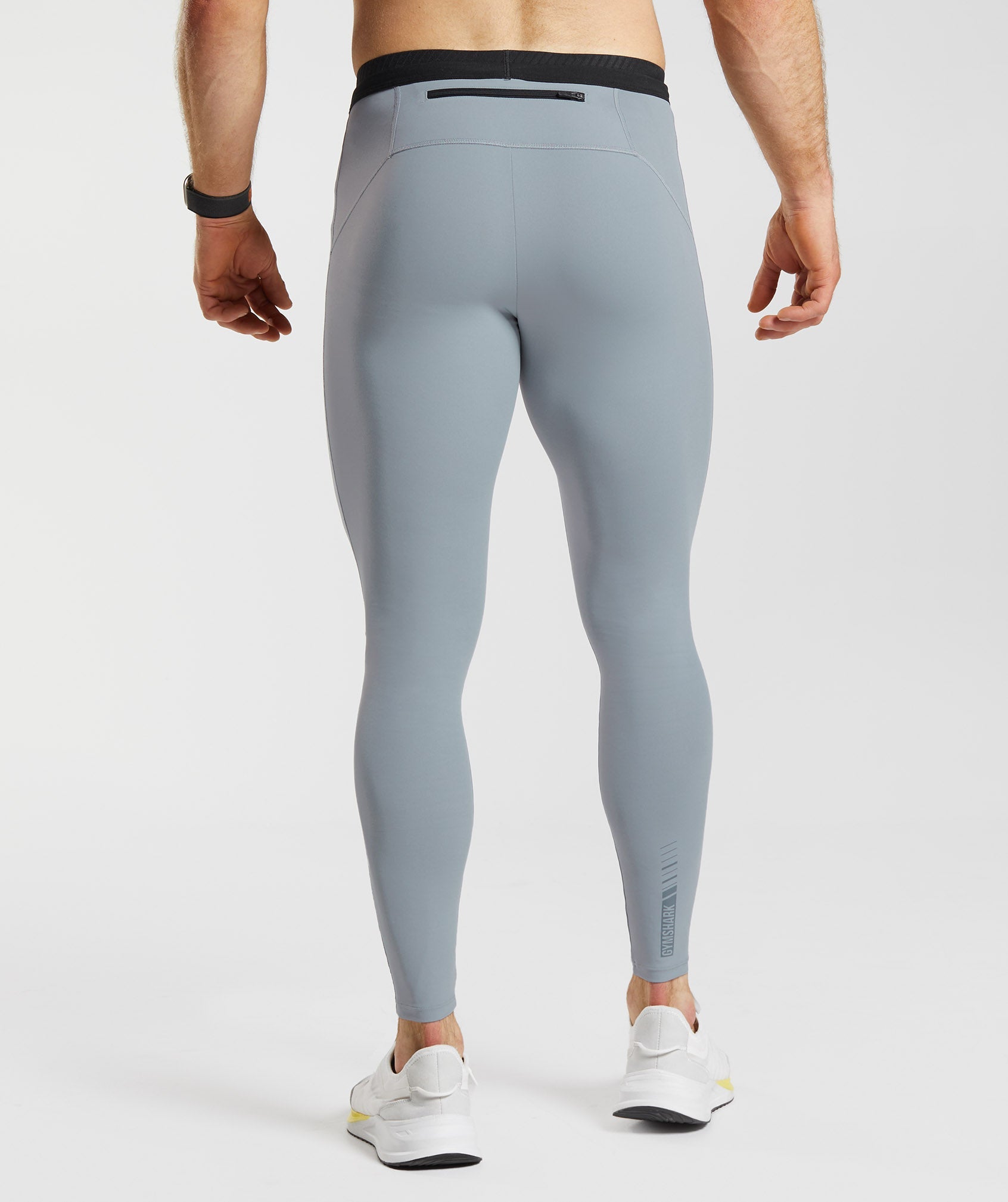 Apex Run Tights in Drift Grey